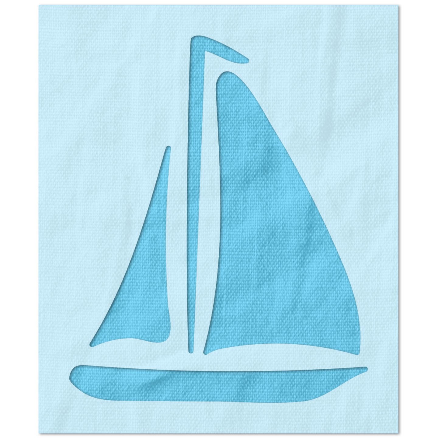 Quick Sailboat Stencil