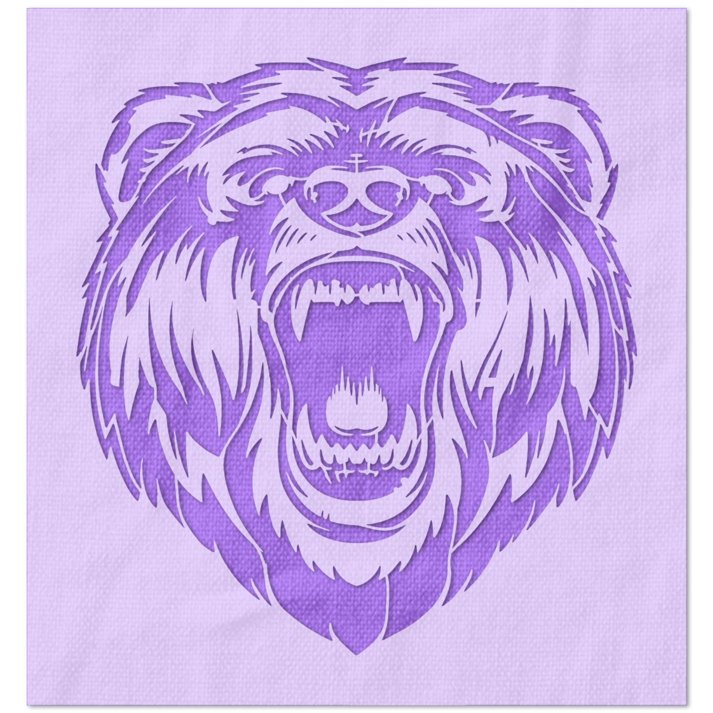 Roaring Bear Stencil