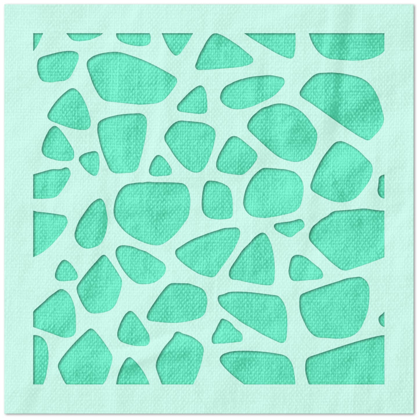 Rock Pattern Stencil