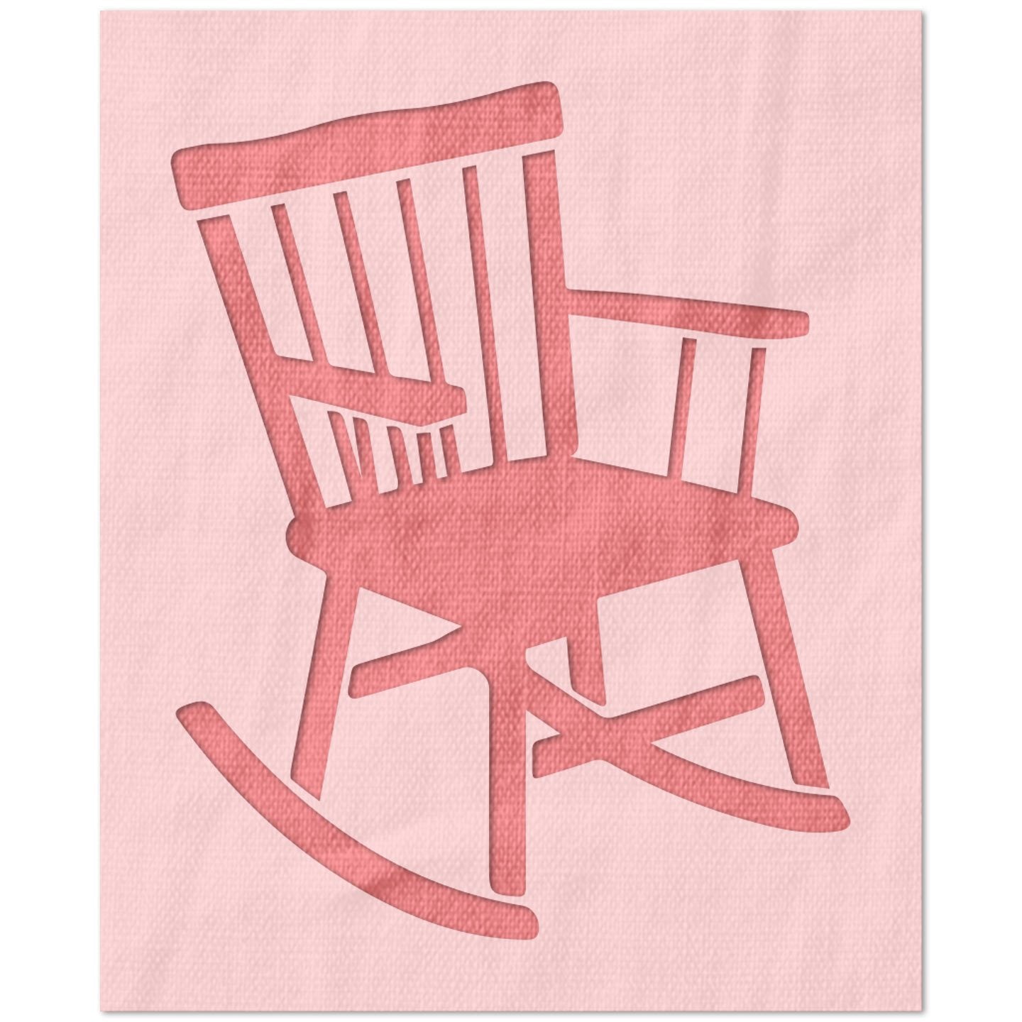 Rocking Chair Stencil