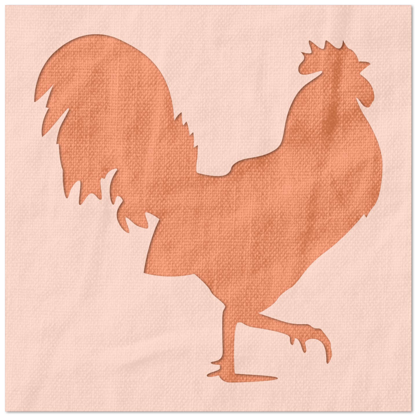 Rooster Stencil