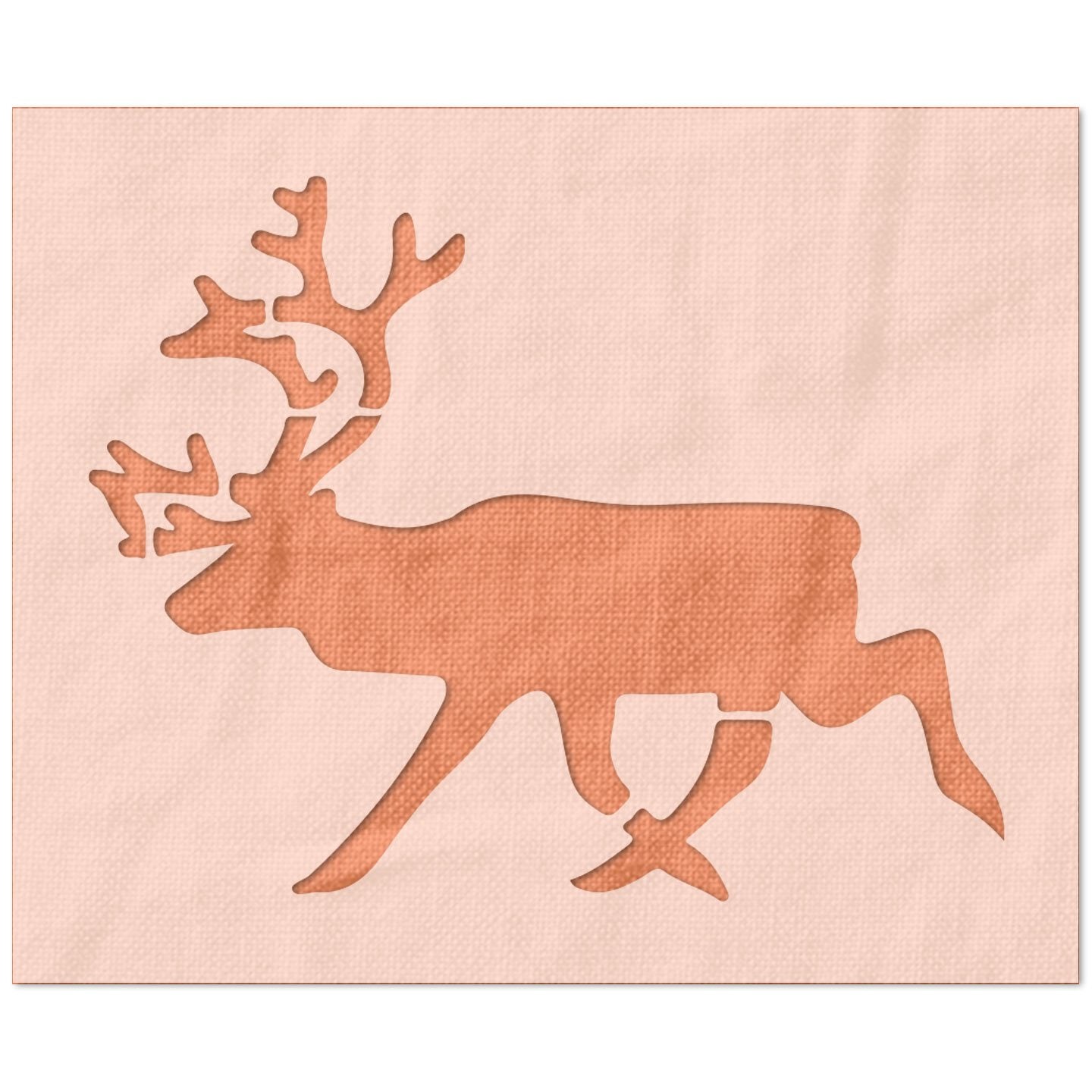 Running Reindeer Stencil