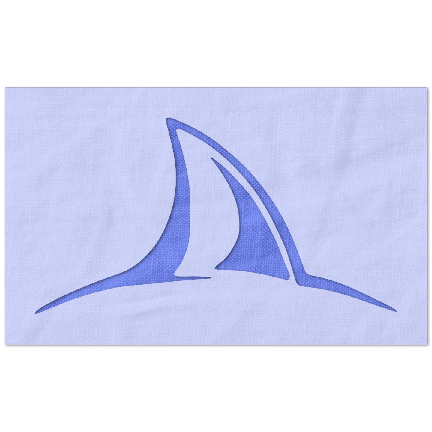 Shark Fin Stencil