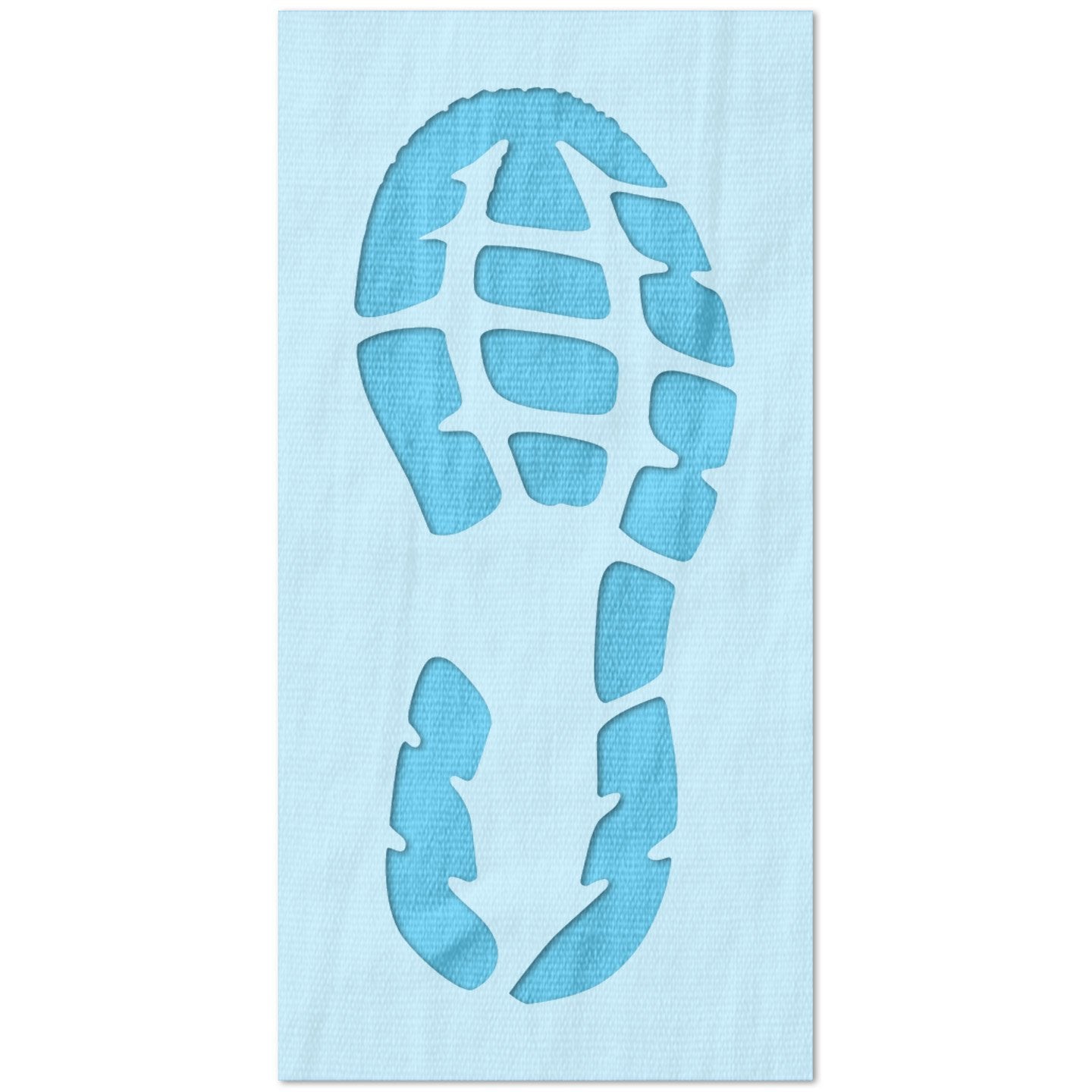 Shoeprint Stencil