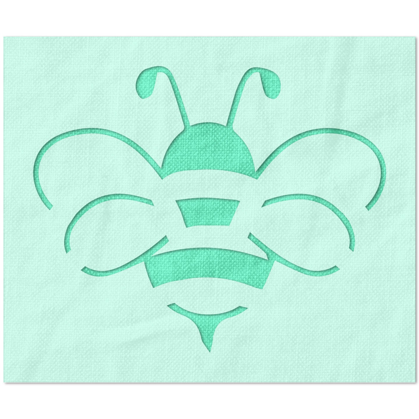 Simple Honey Bee Stencil