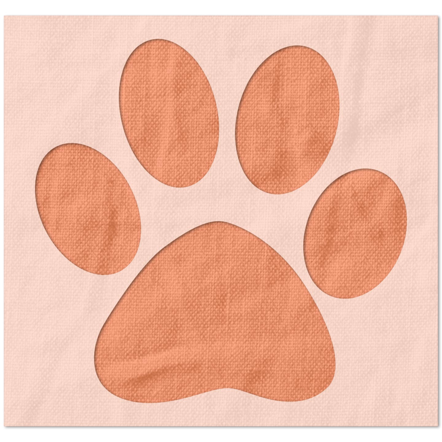 Simple Paw Stencil