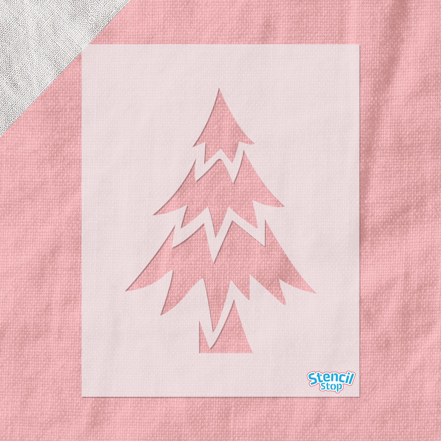 Simple Christmas Tree Stencil