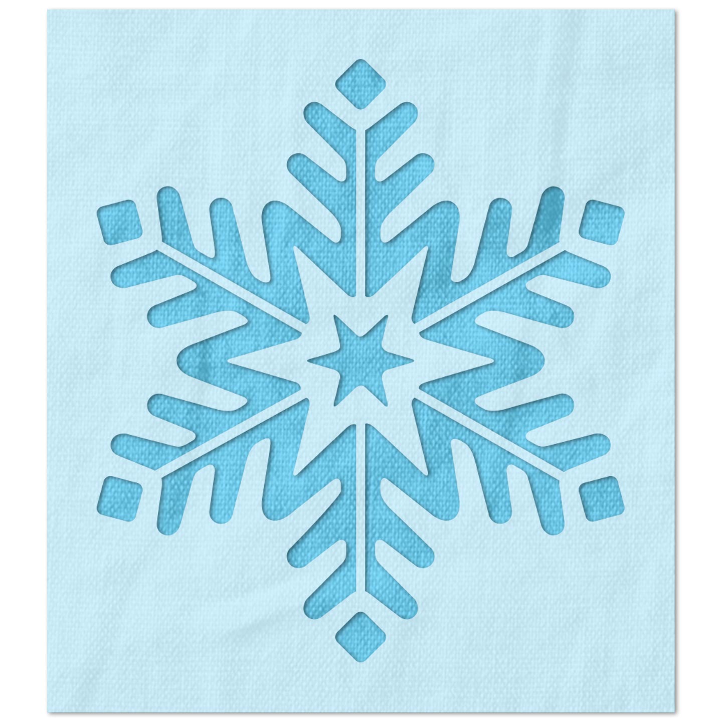 Six Point Snowflake Stencil | Stencil Stop snowflake-templates-woods-hole-science-aquarium-noaa-fisheries
