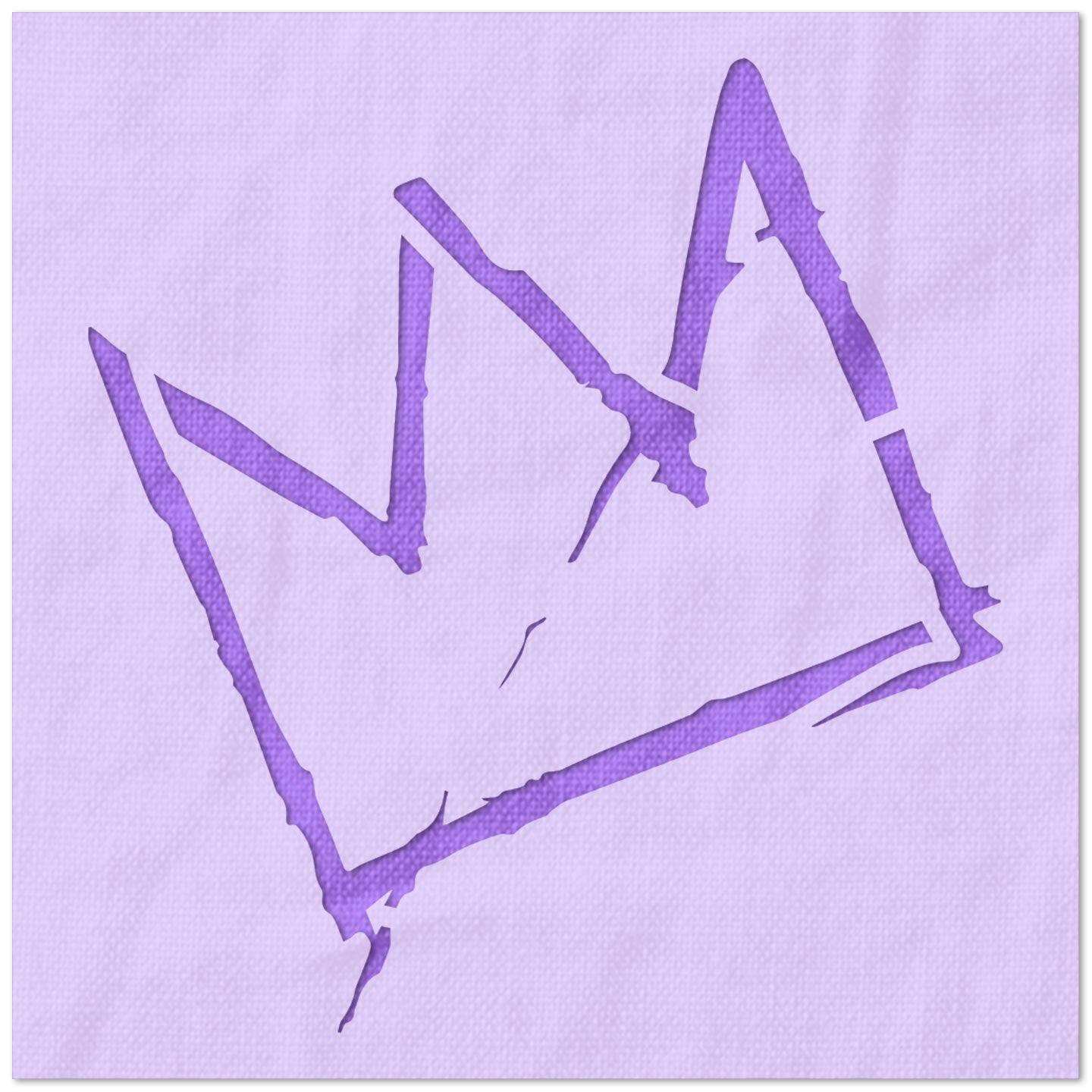 Distressed Crown Stencil