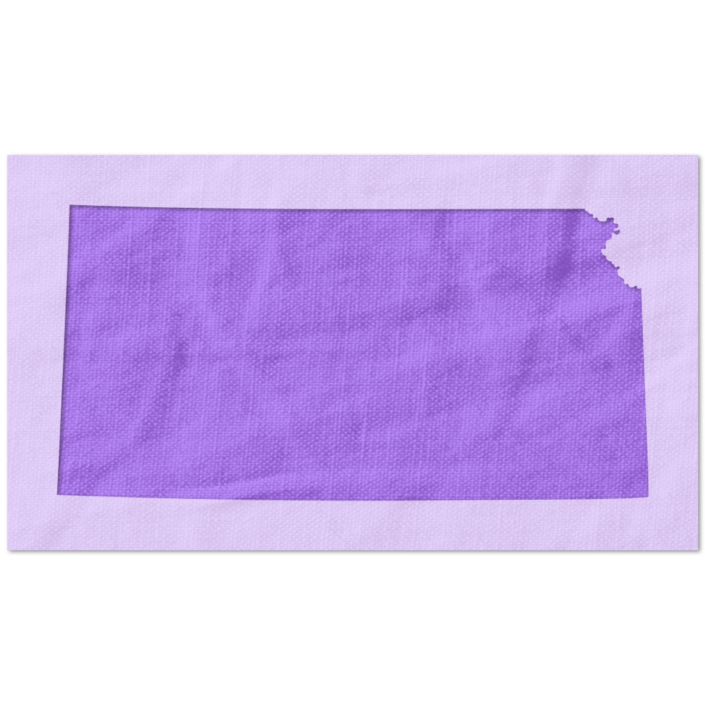 Kansas State Outline Stencil