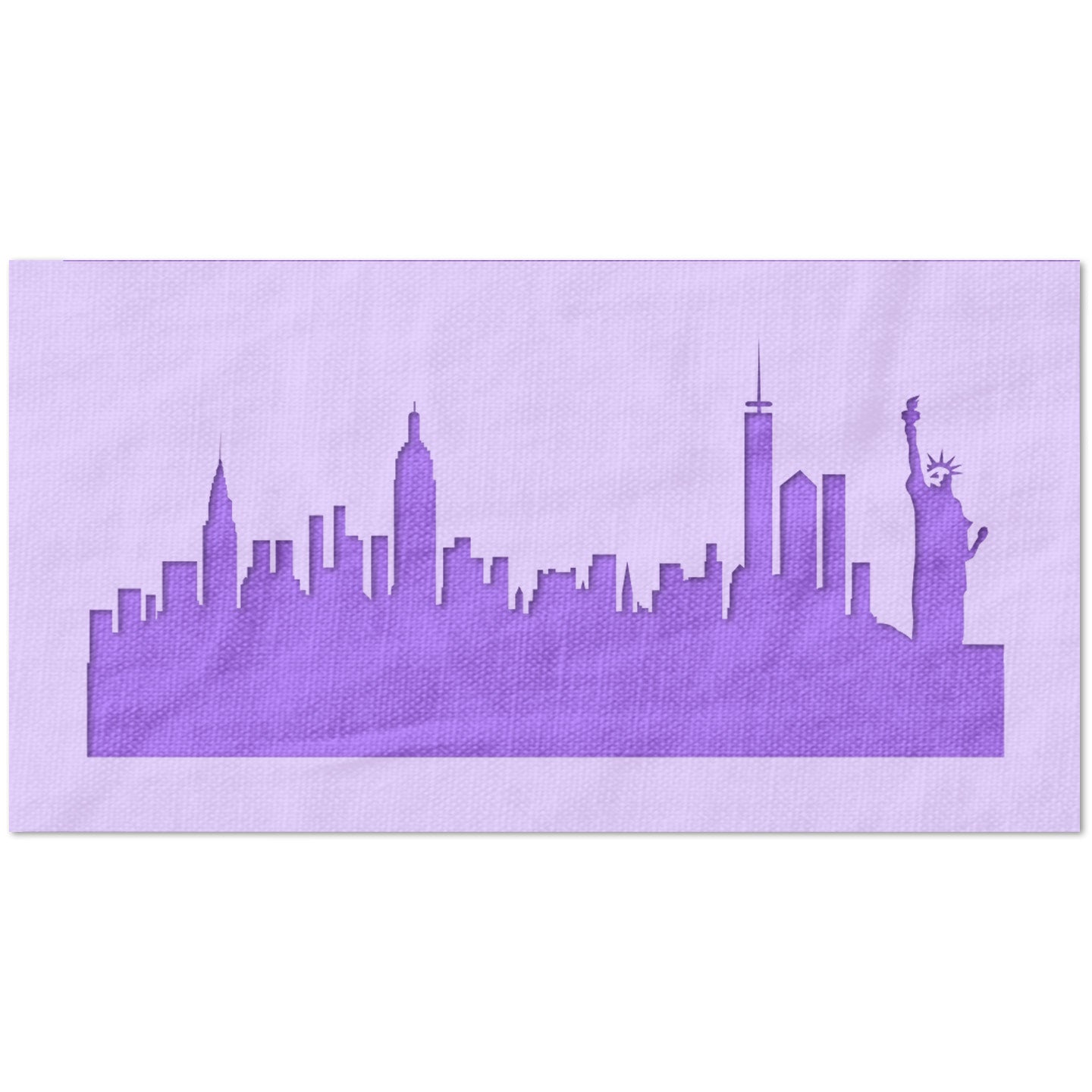 New York City Skyline Stencil