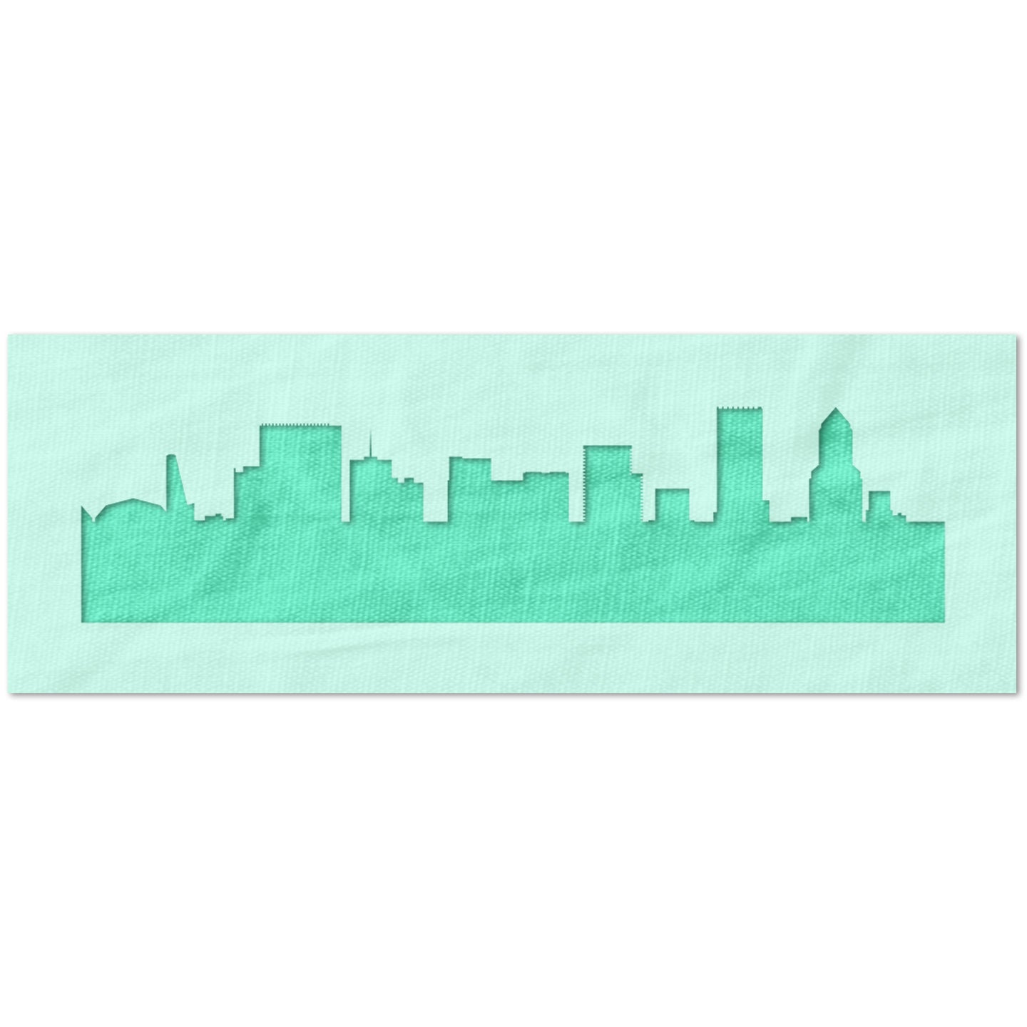 Portland Skyline Stencil