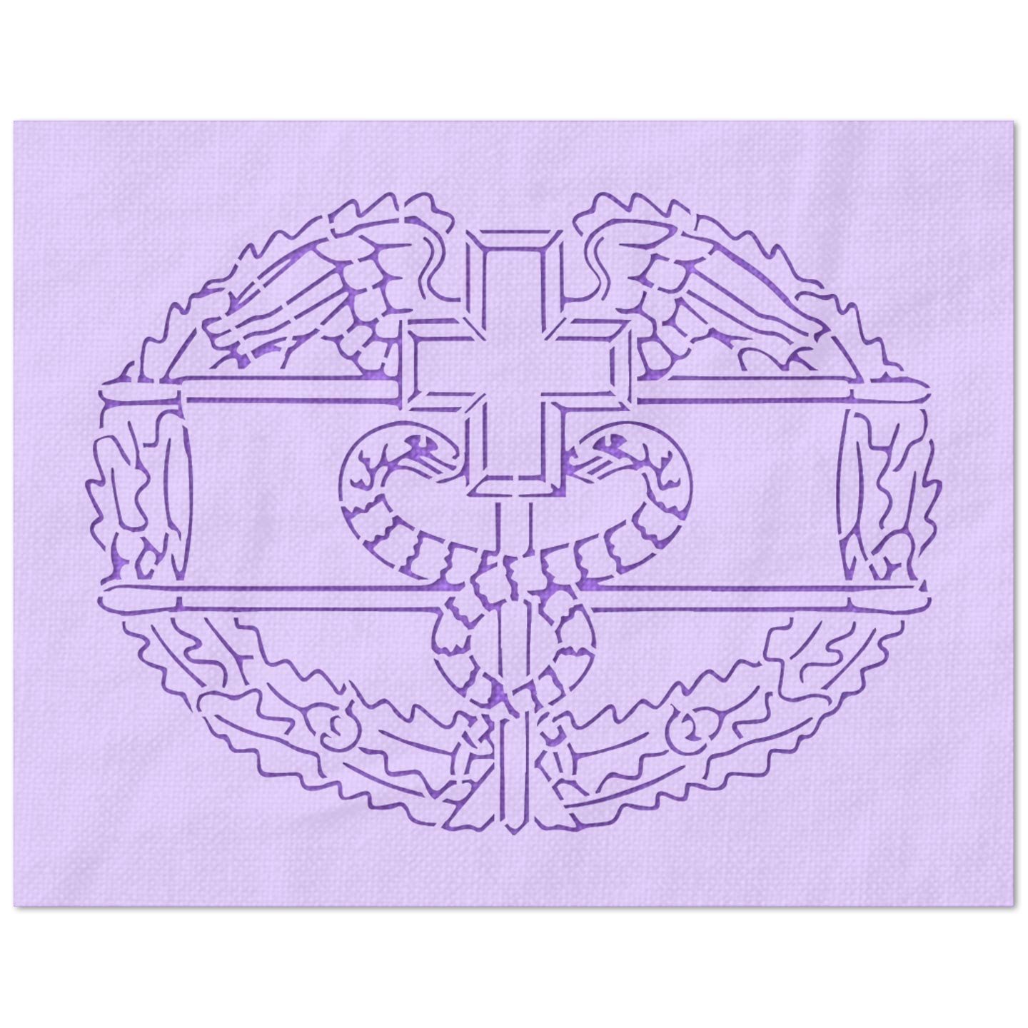 Snakes and Cross Stencil