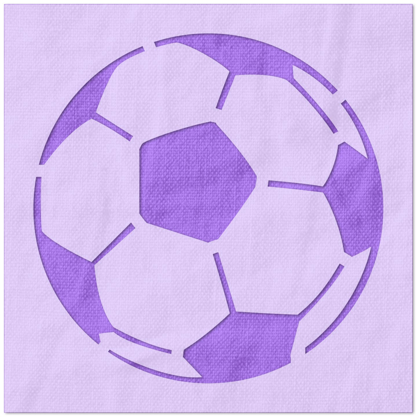 Soccer Ball Stencil