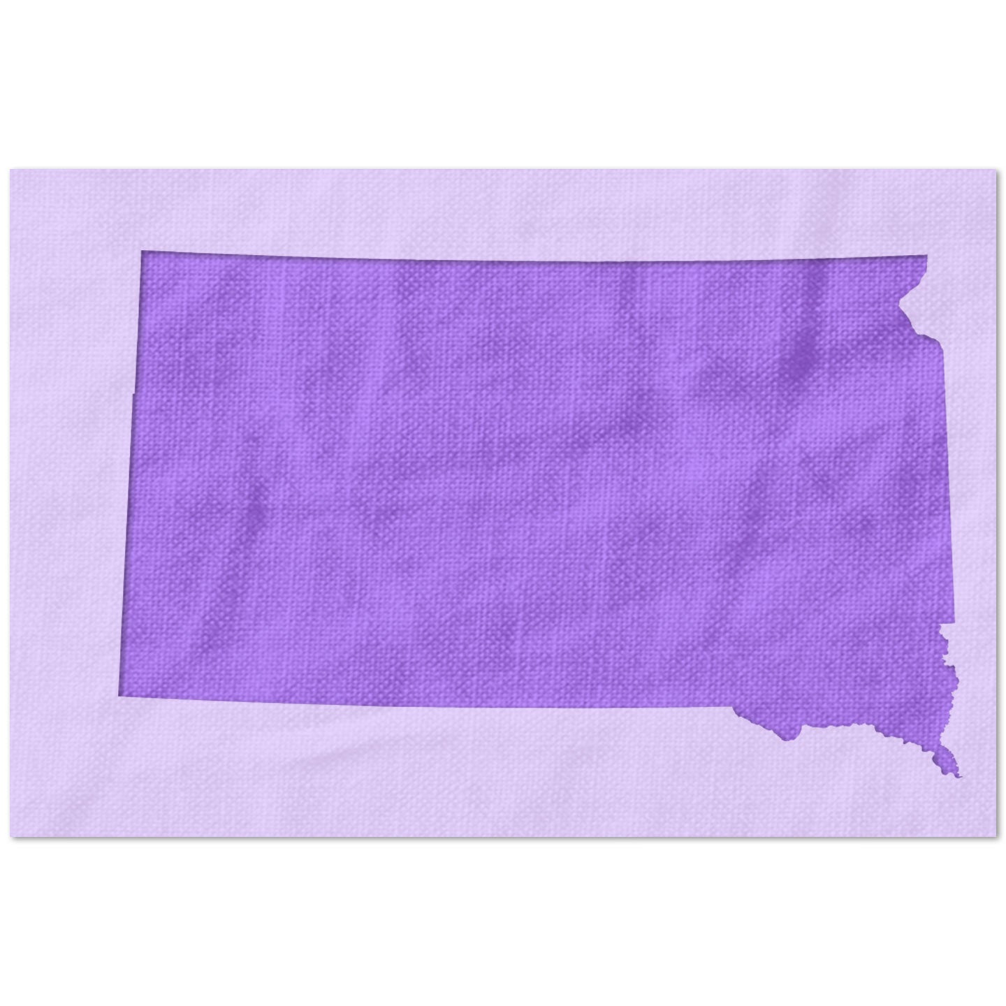 South Dakota State Outline Stencil