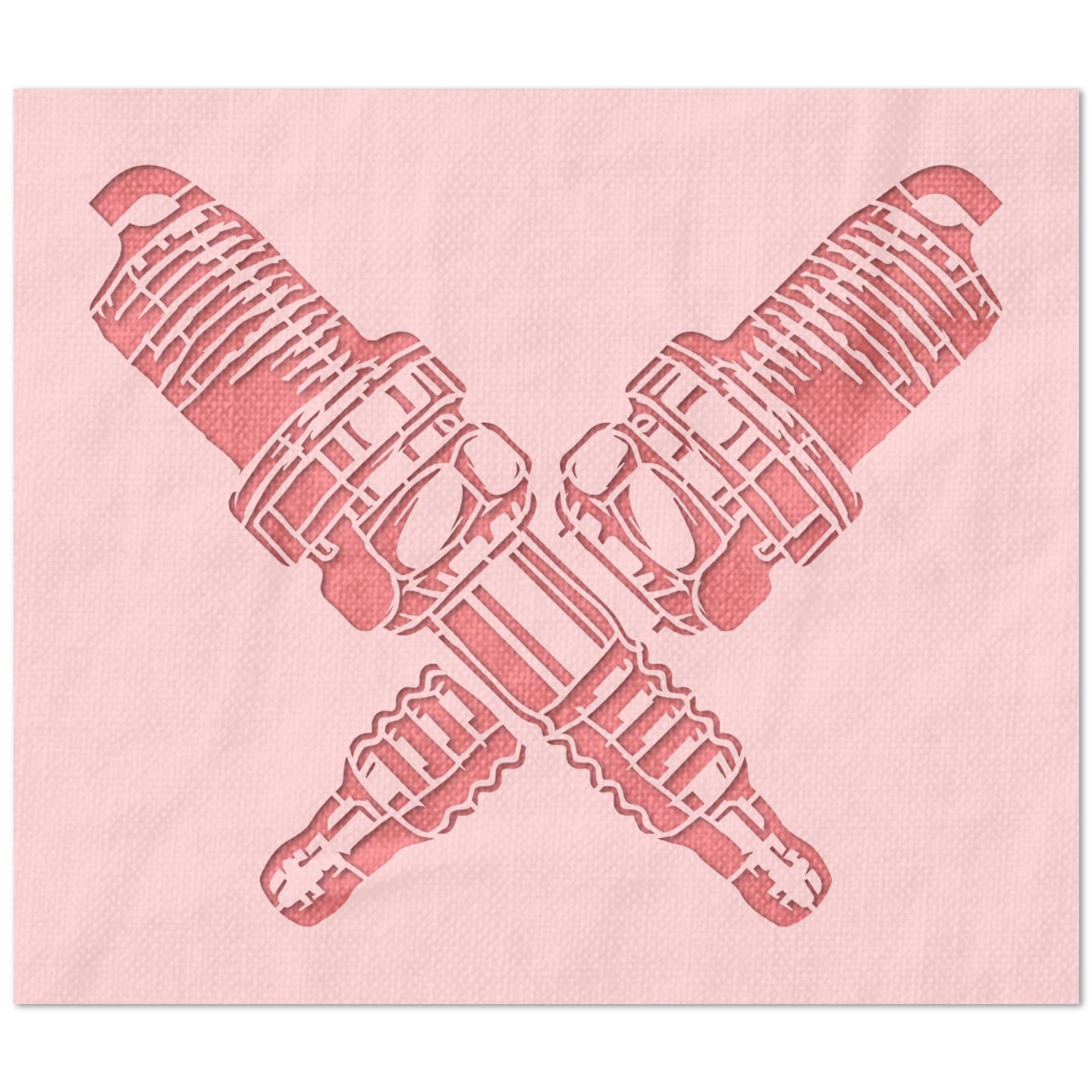 Spark Plugs Stencil
