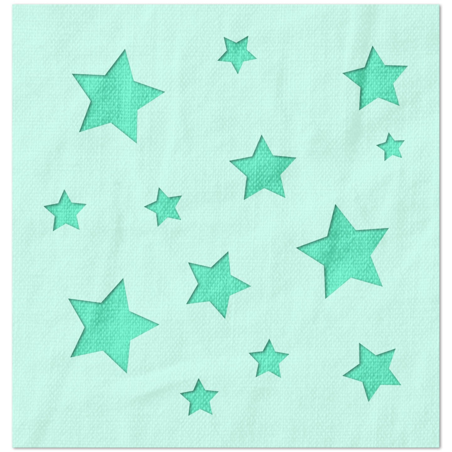 Stars Pattern Stencil