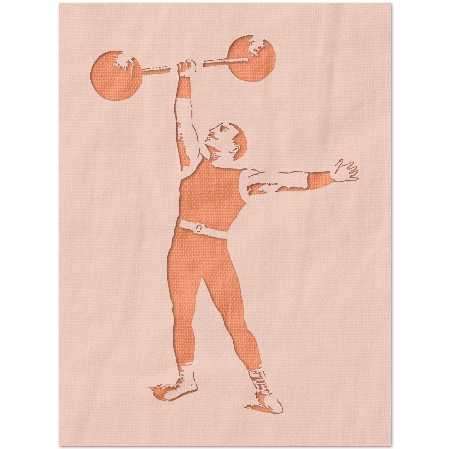 Strongman Stencil