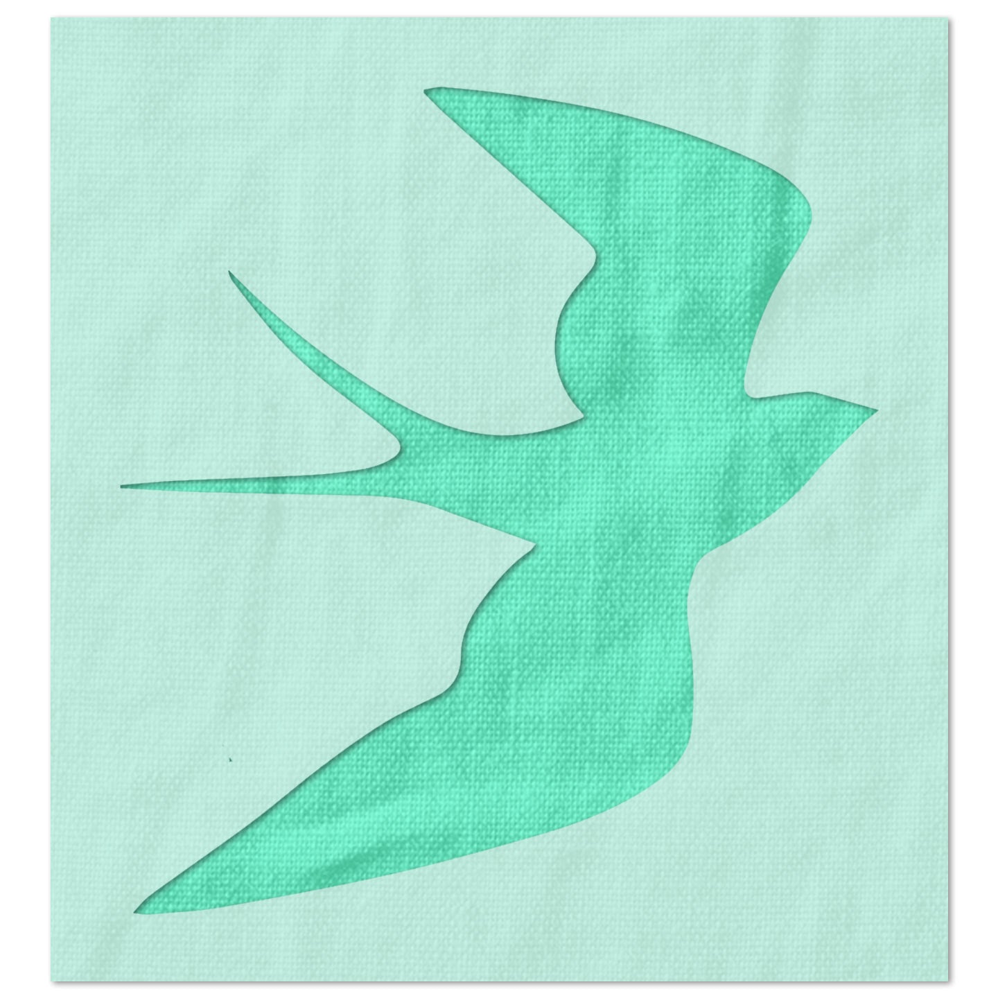 Swallow Bird Stencil