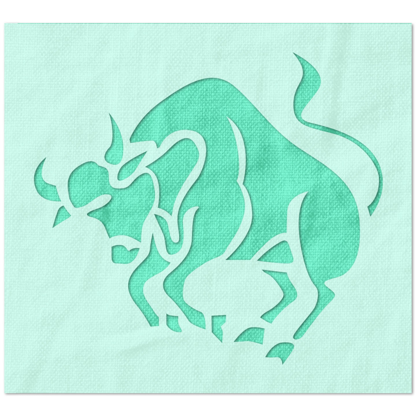 Taurus Astrology Stencil