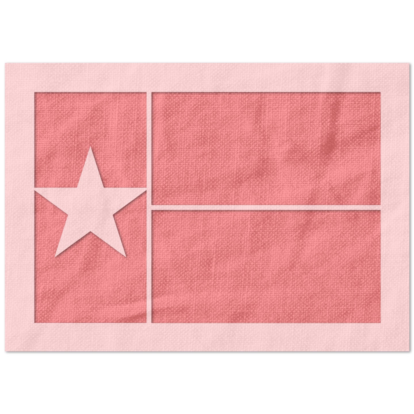 Texas State Flag Stencil