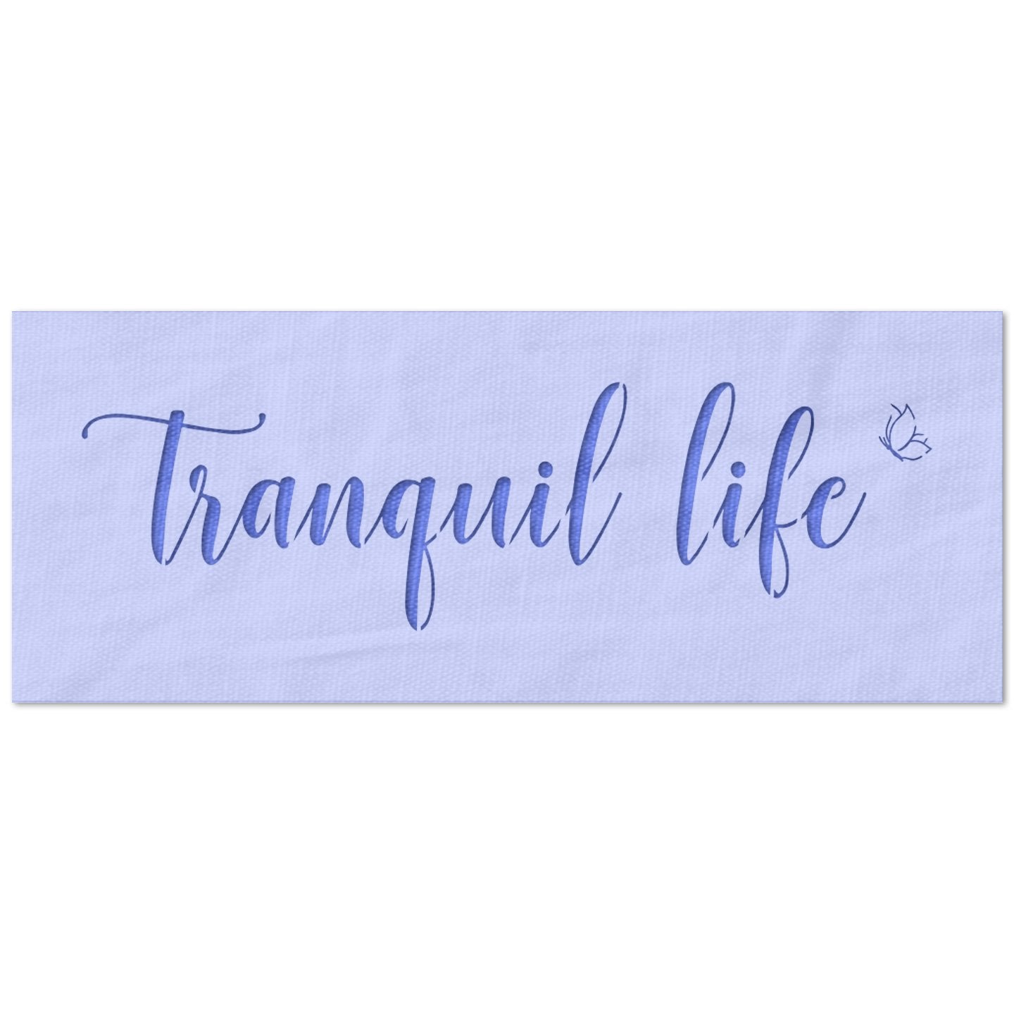 Tranquli Life Script Stencil