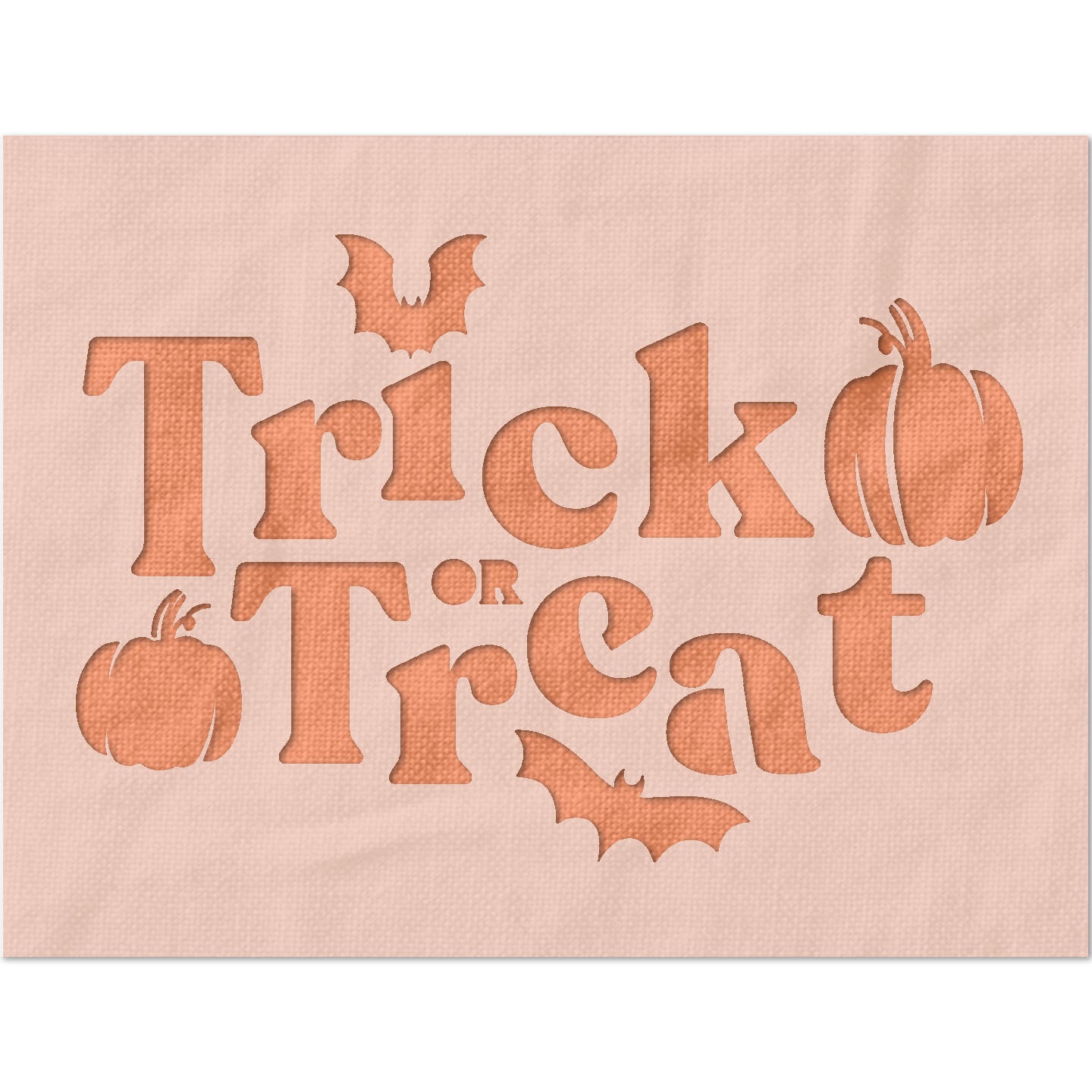 Trick or Treat Stencil