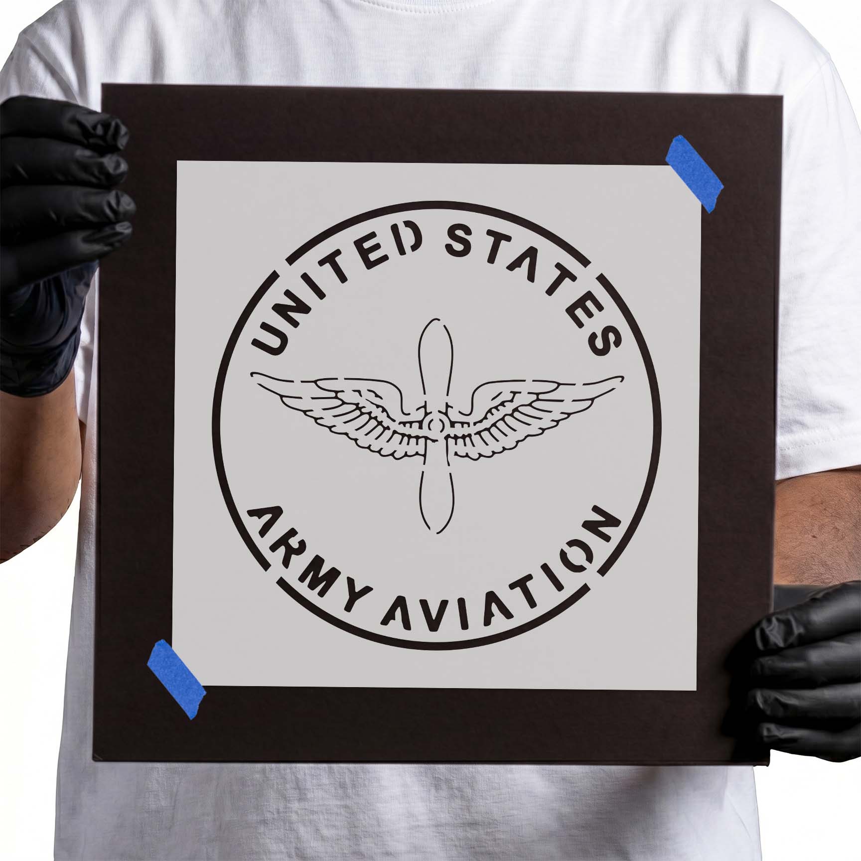 United States Army Aviation Logo Stencil
