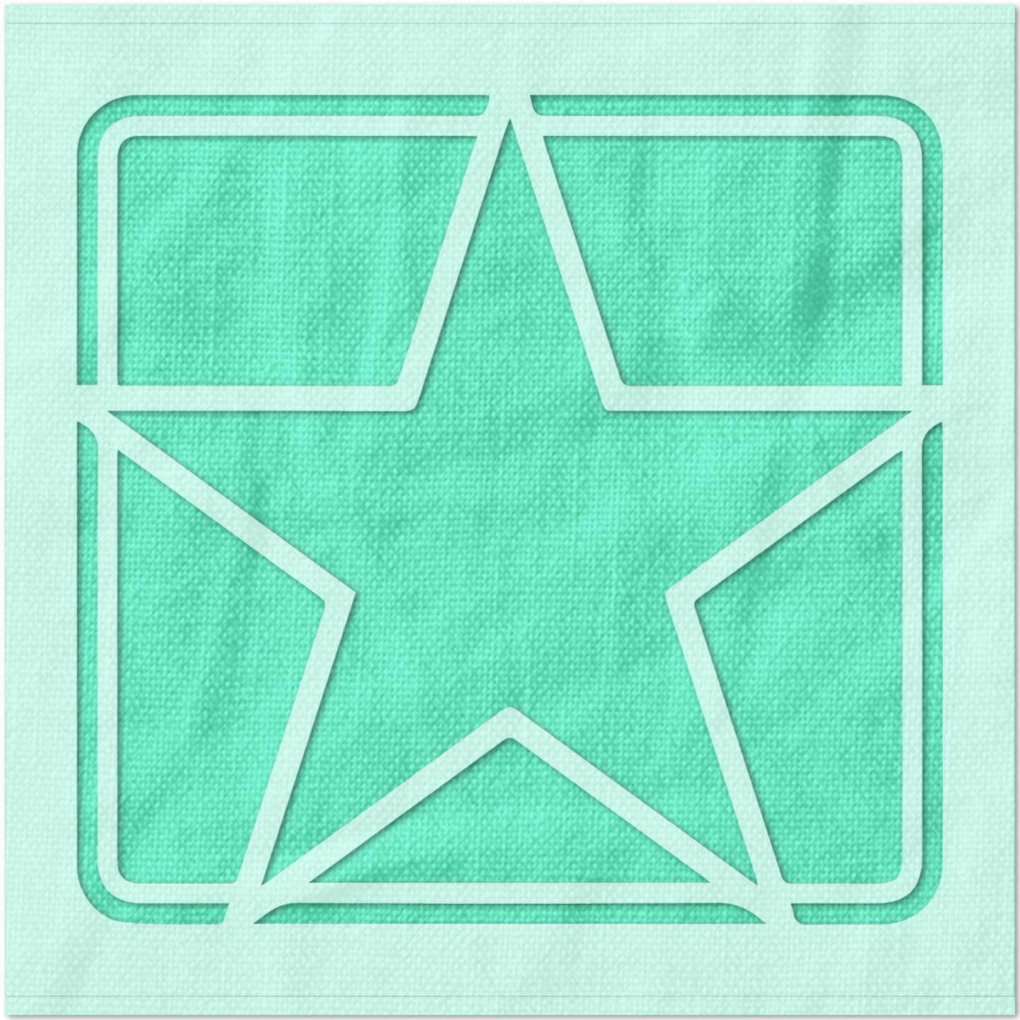 US Army Logo Star Stencil