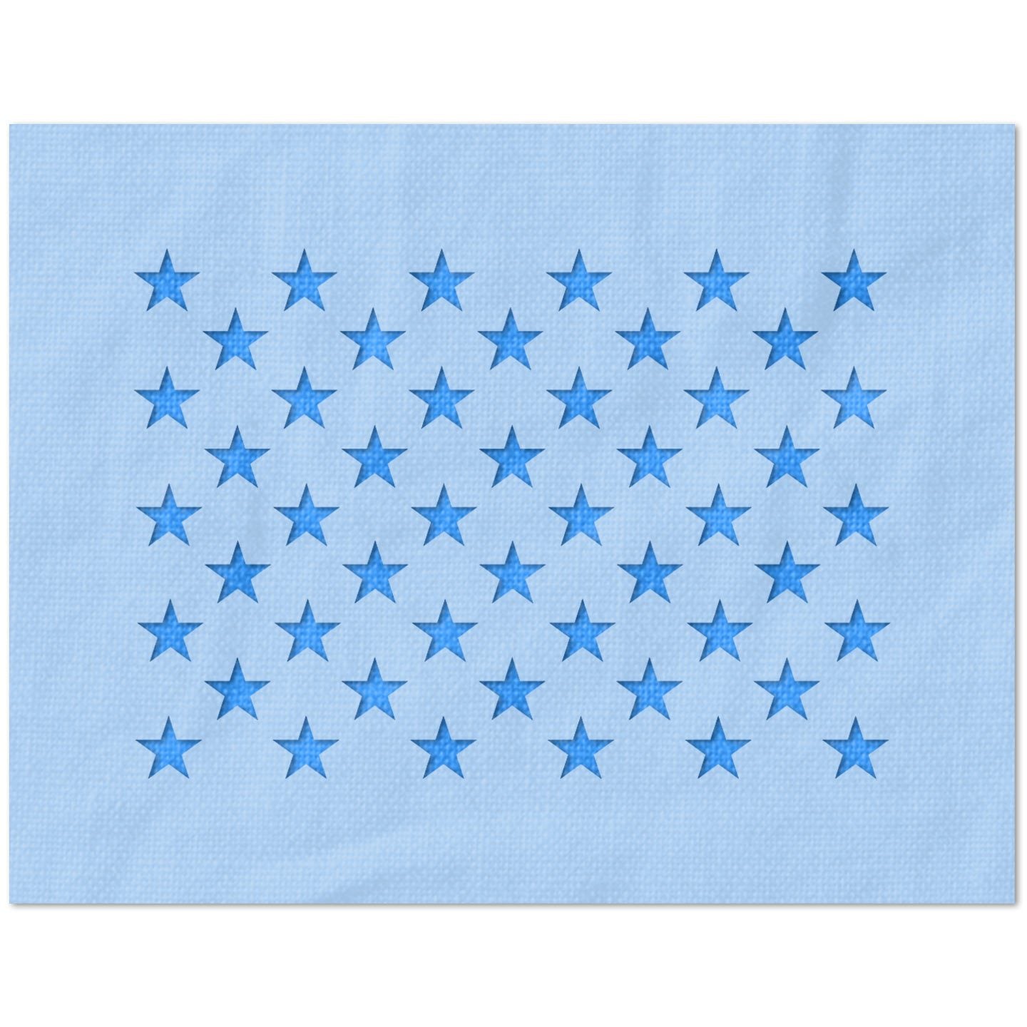 USA Flag 50 Stars Stencil