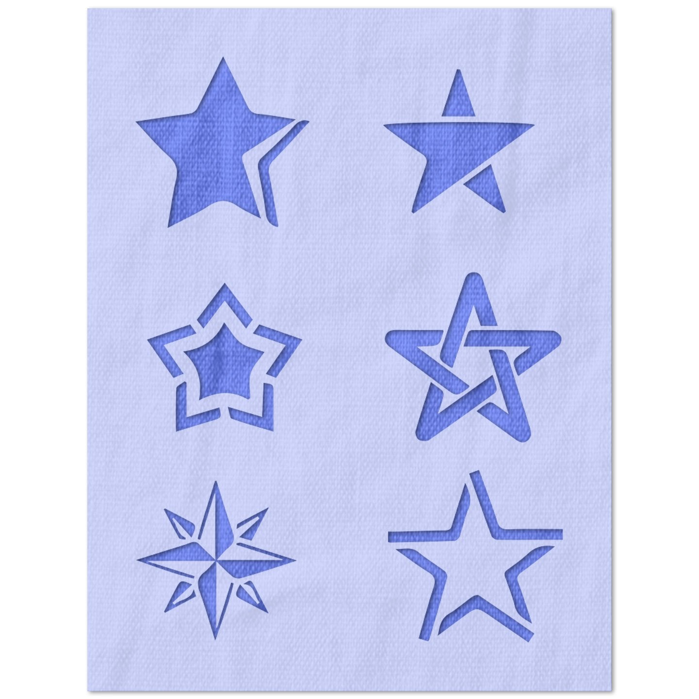 Various Stars Stencil