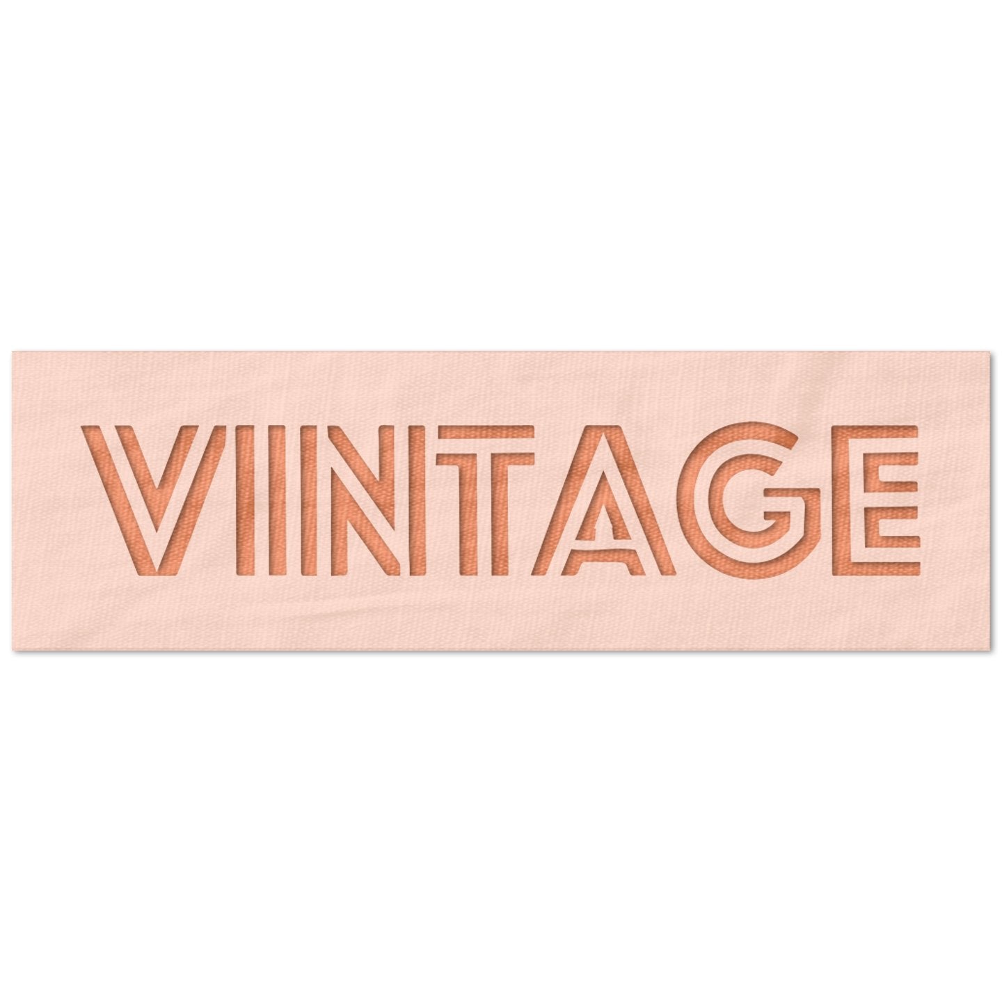 Vintage Texts Stencil