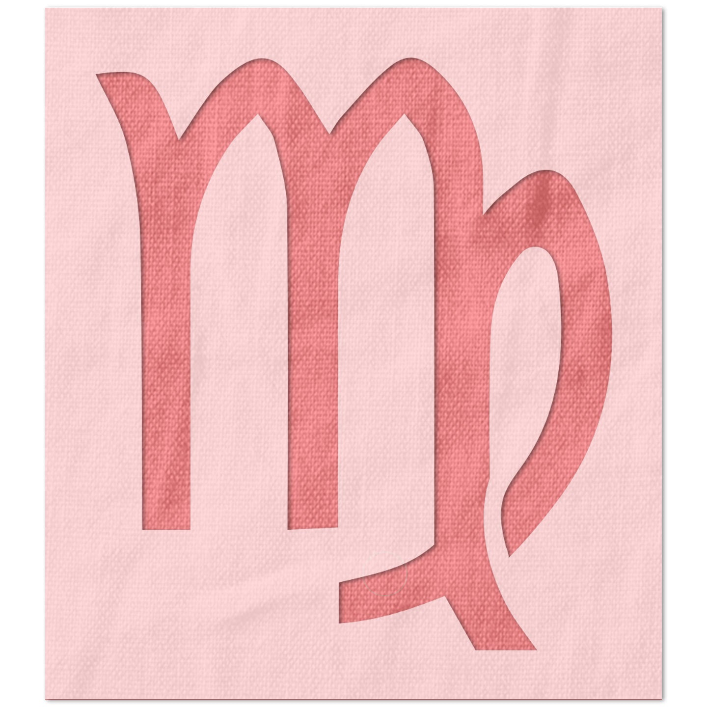 Virgo Symbol Stencil