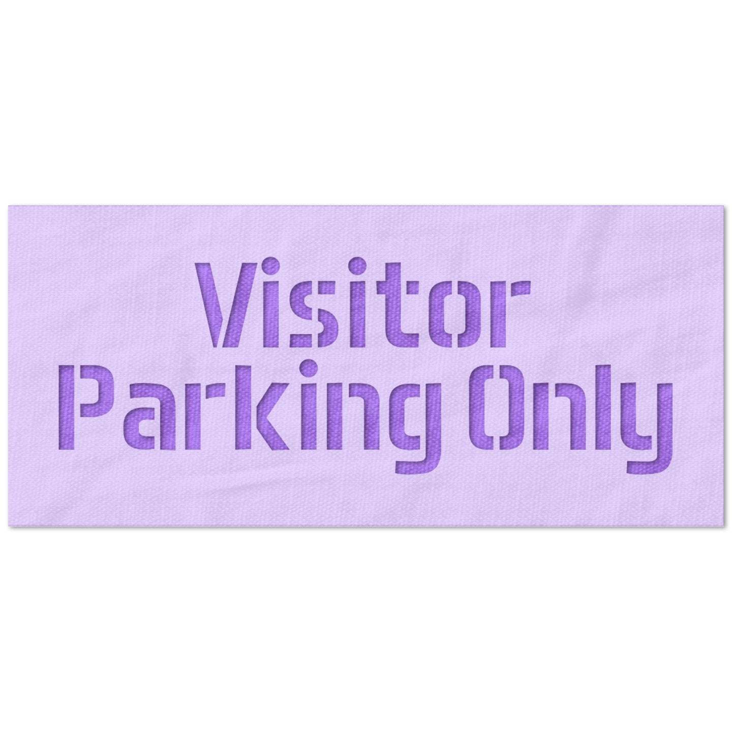 Visitors Parking Stencil