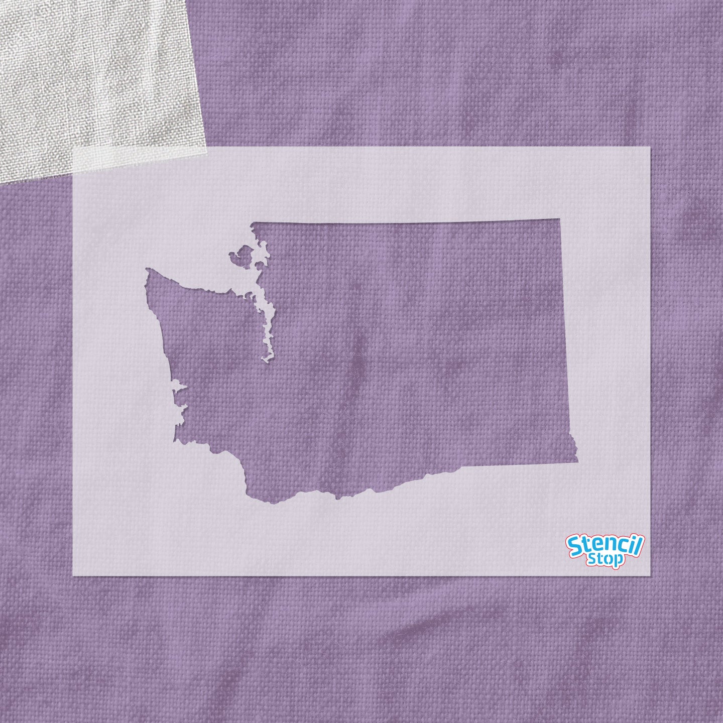 State of Virginia Shape Stencil