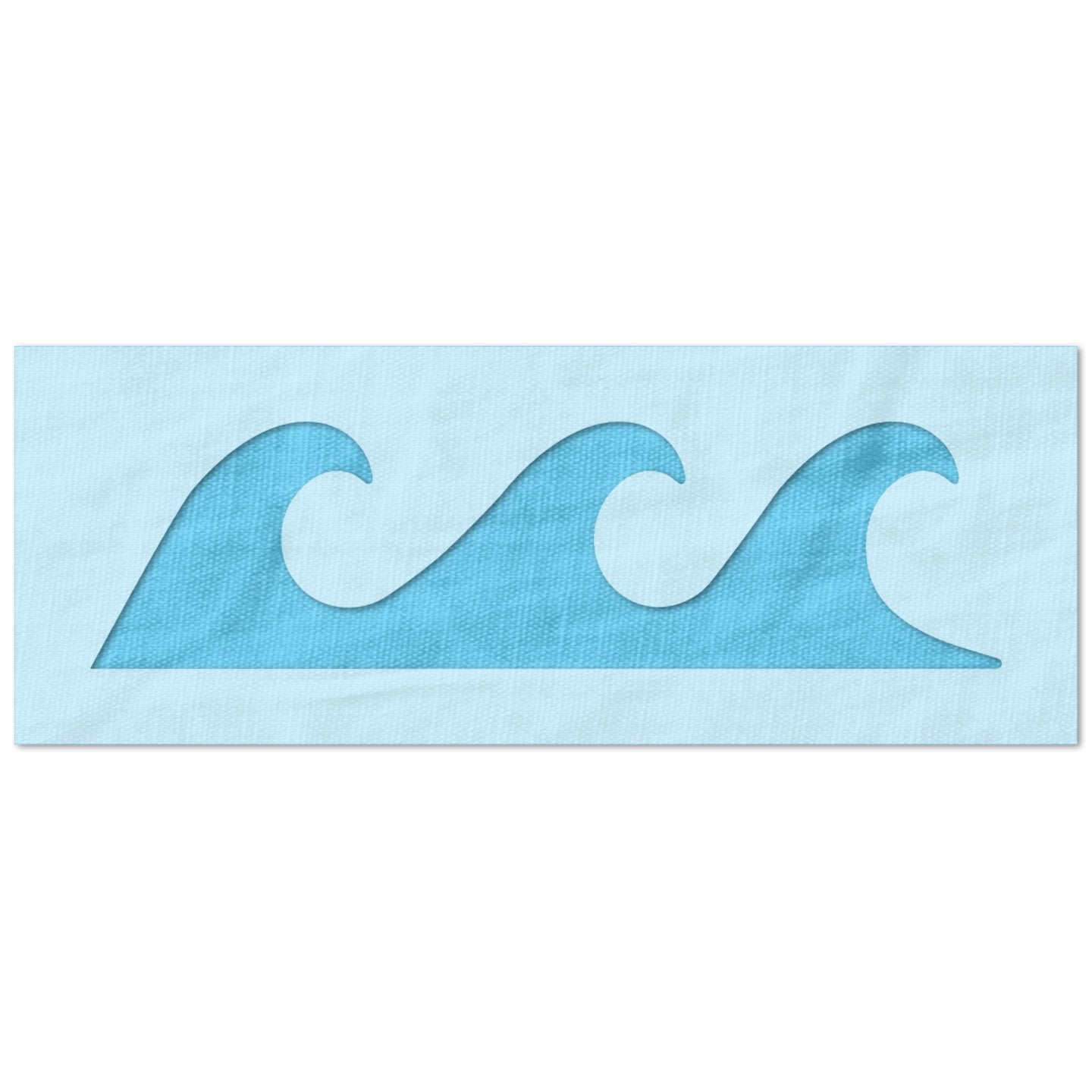 Wave Pattern Stencil