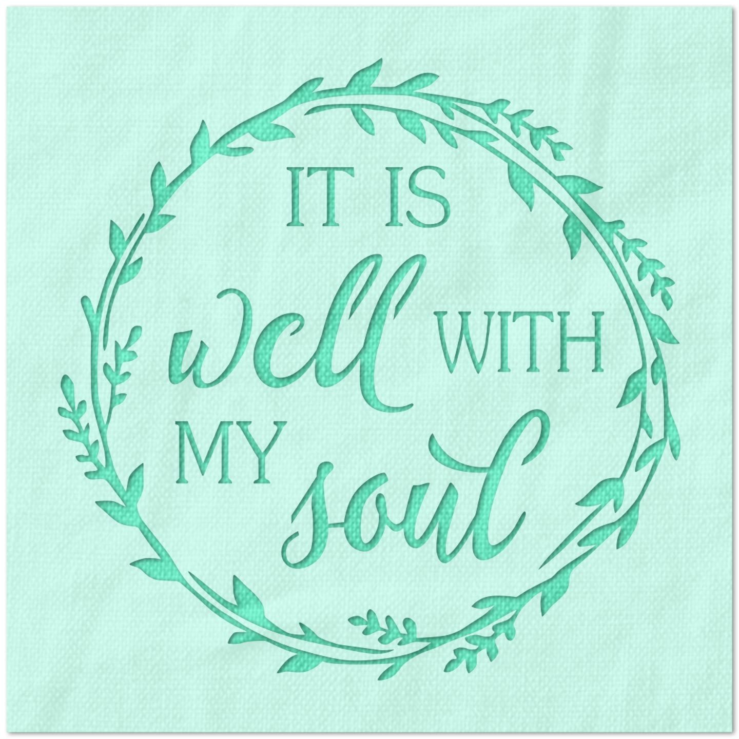It Is Well with My Soul Stencil