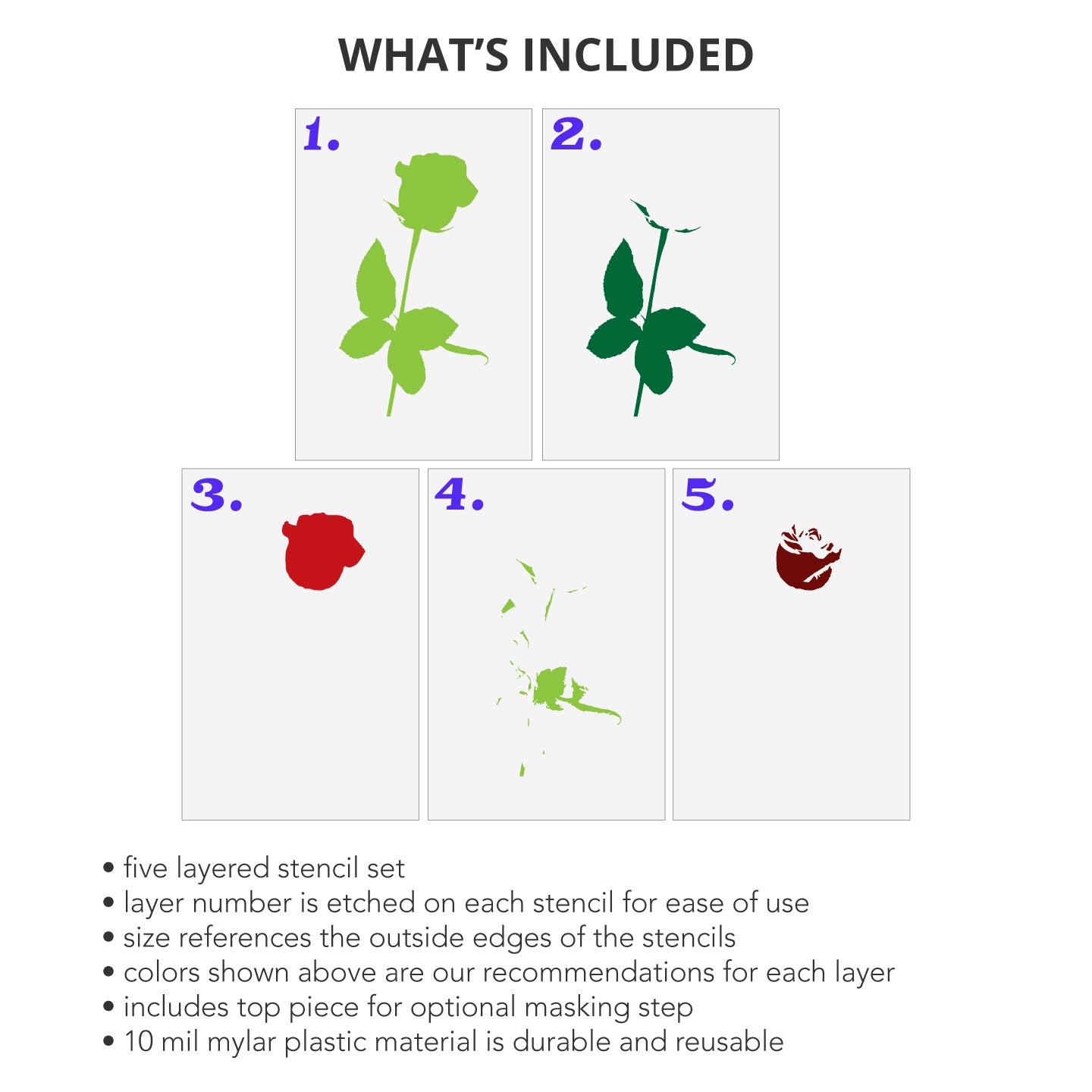 Rose What's Included