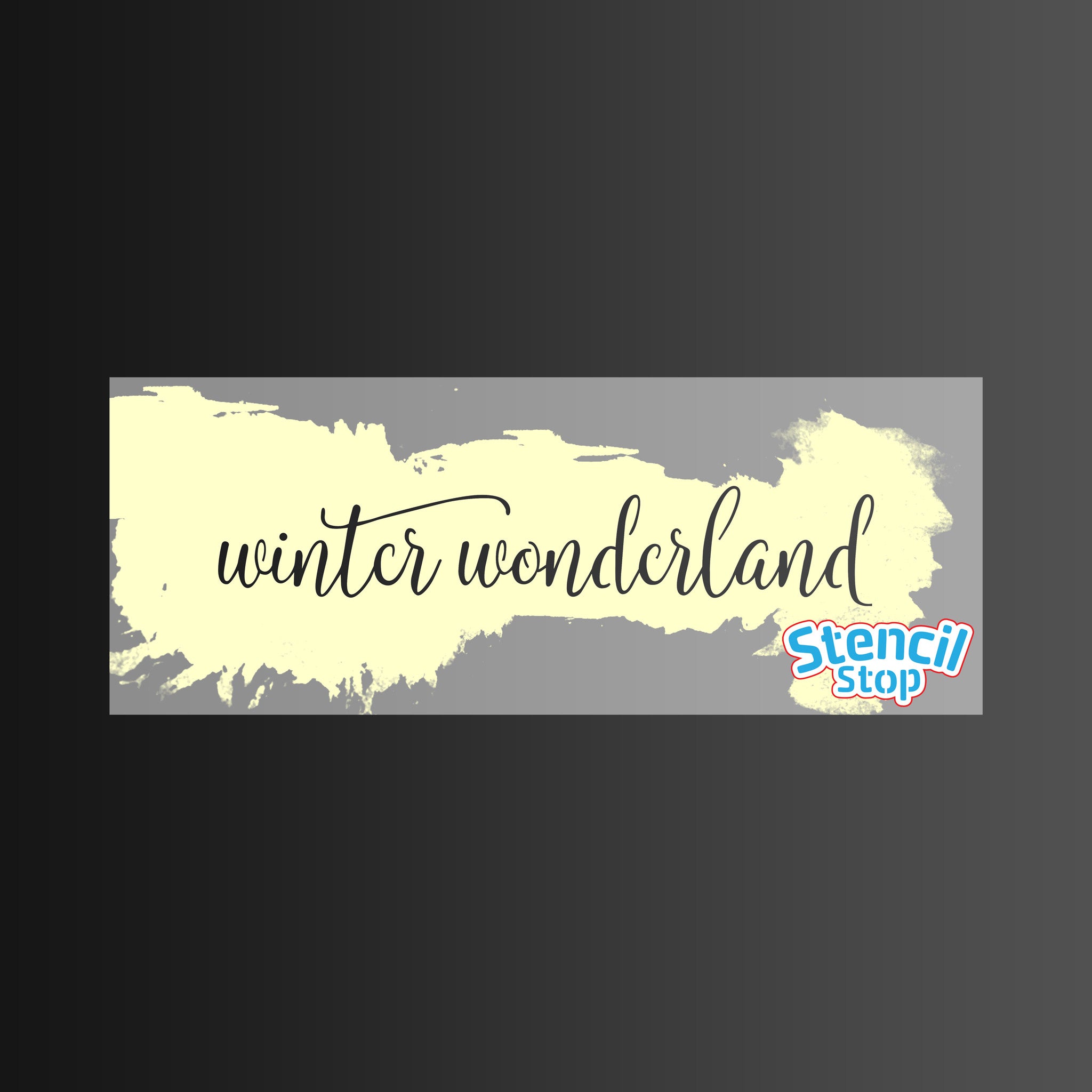 Winter Wonderland Stencil