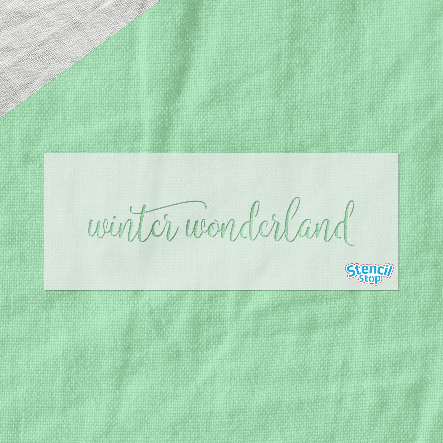 Winter Wonderland Stencil