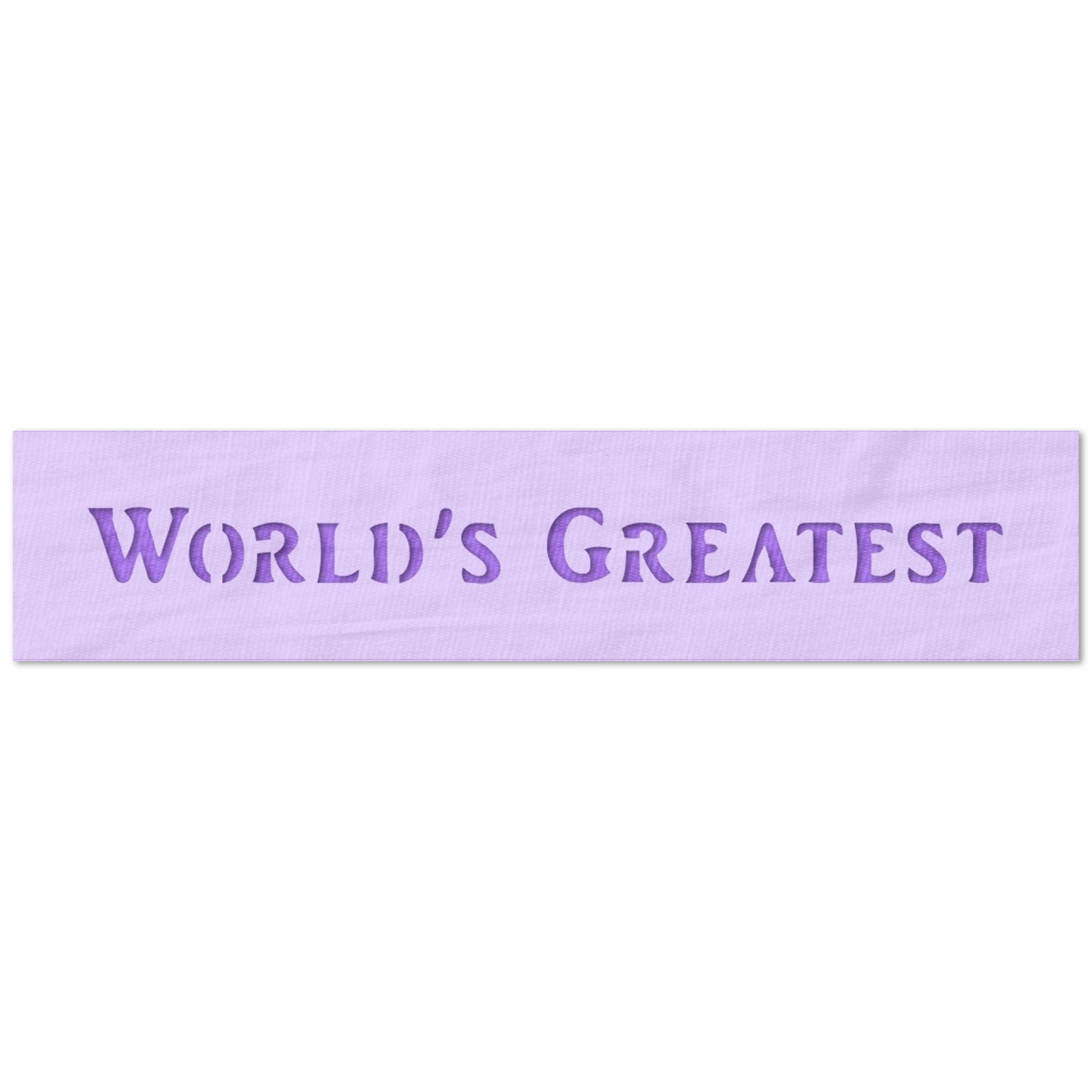 Worlds Greatest Text Stencil