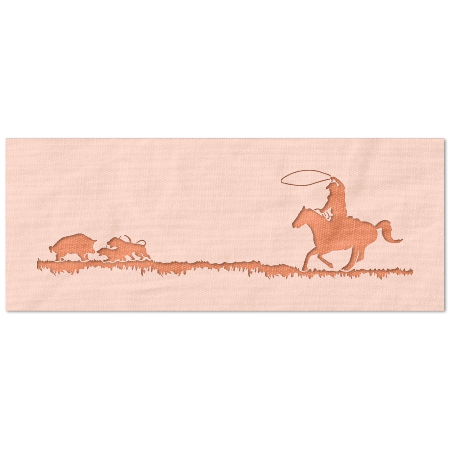 Wrangling Cowboy Stencil