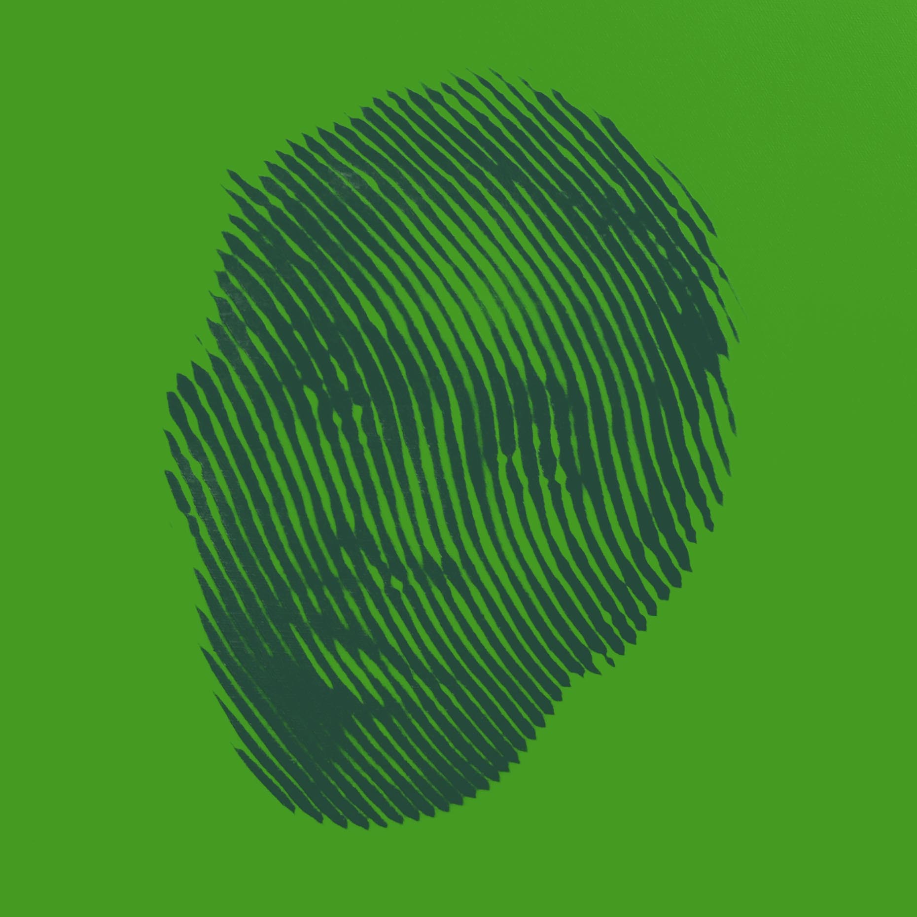 Young Thug Face Halftone Stencil Painting