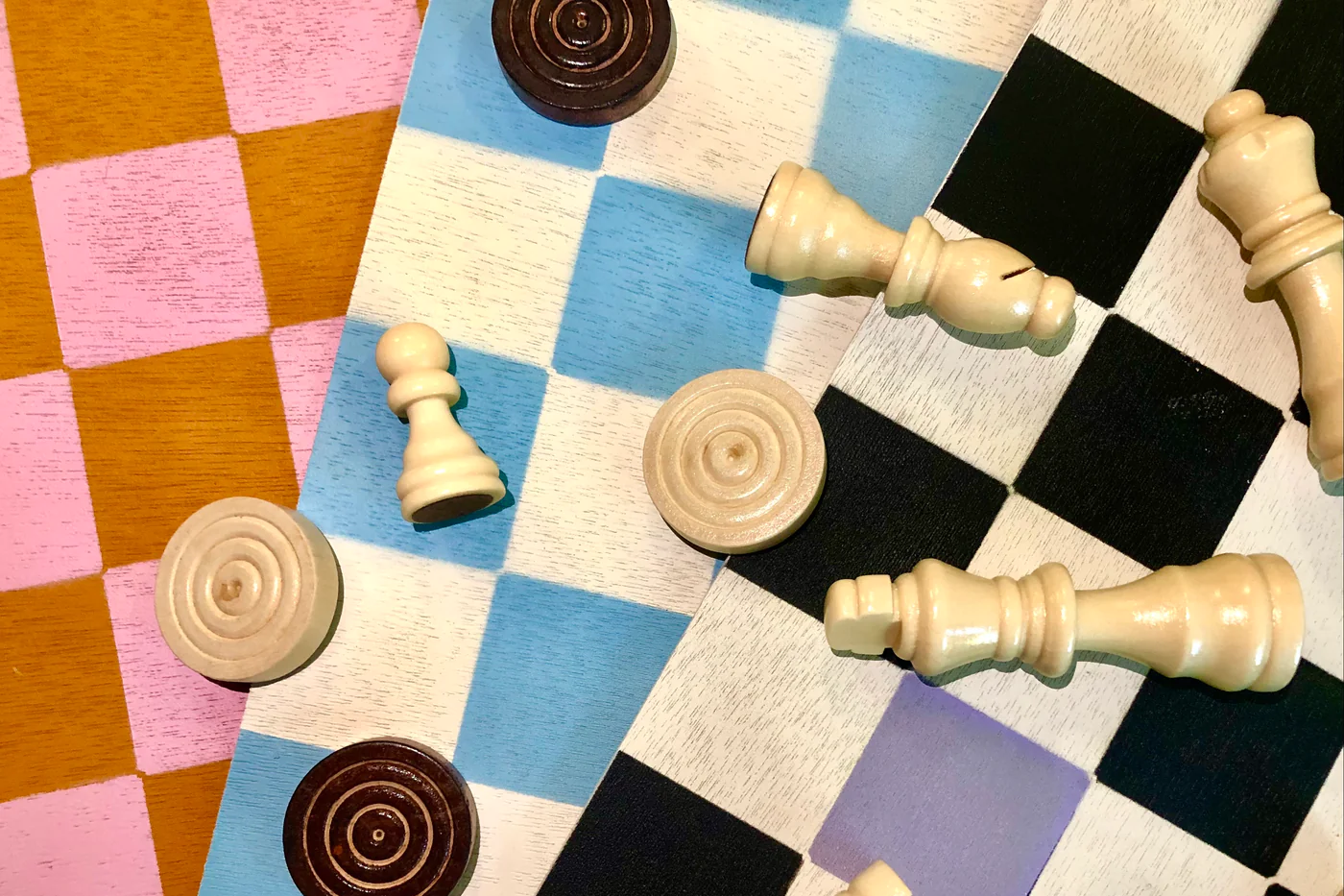 STENCIL STOP | Colorful DIY Chess Boards