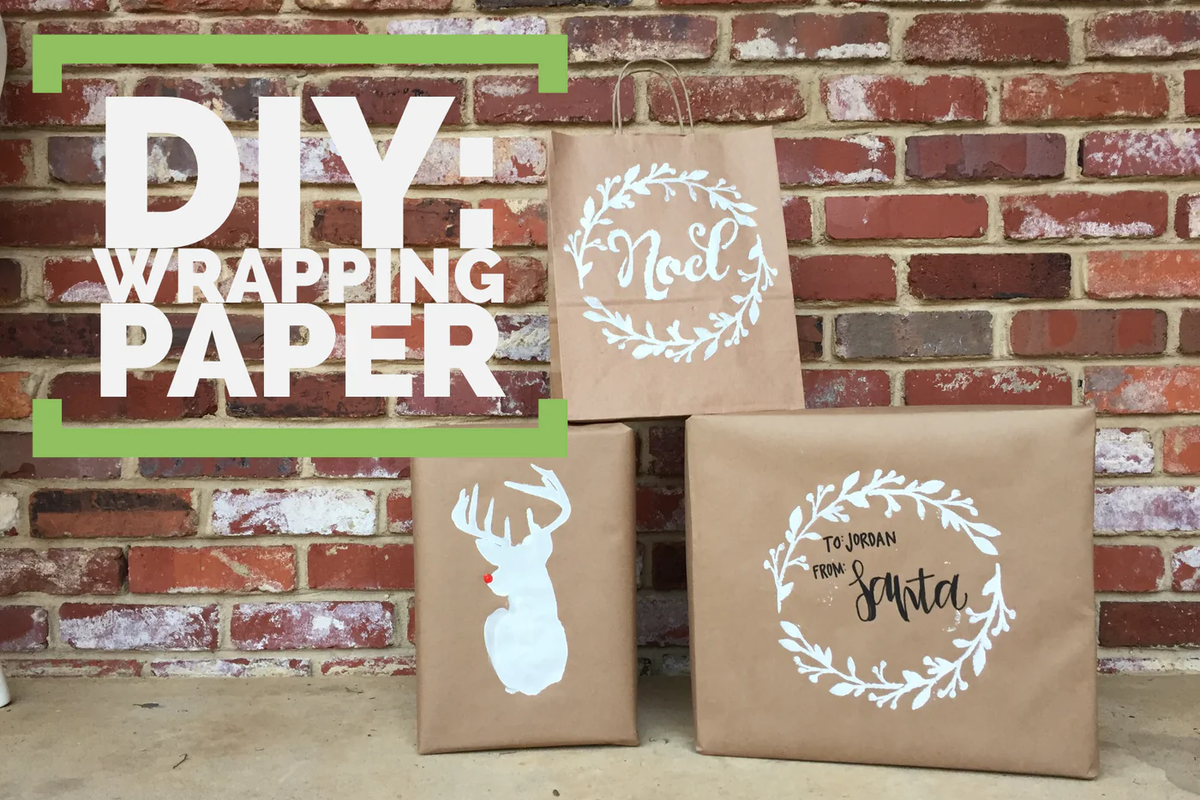 Basic Wrapping Paper DIY Wrapping Paper