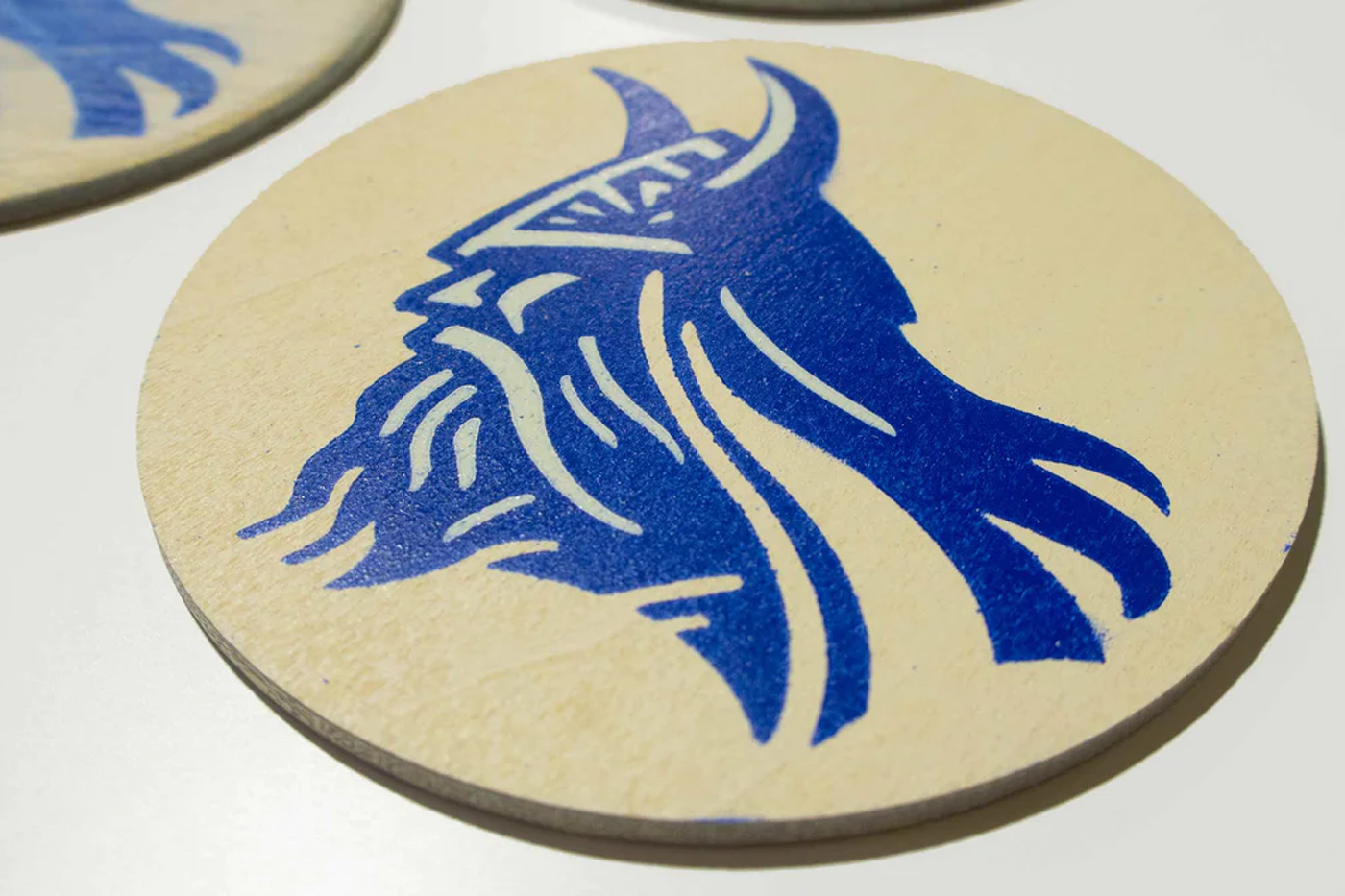 How to Make Wooden Beer Coasters Using a Stencil