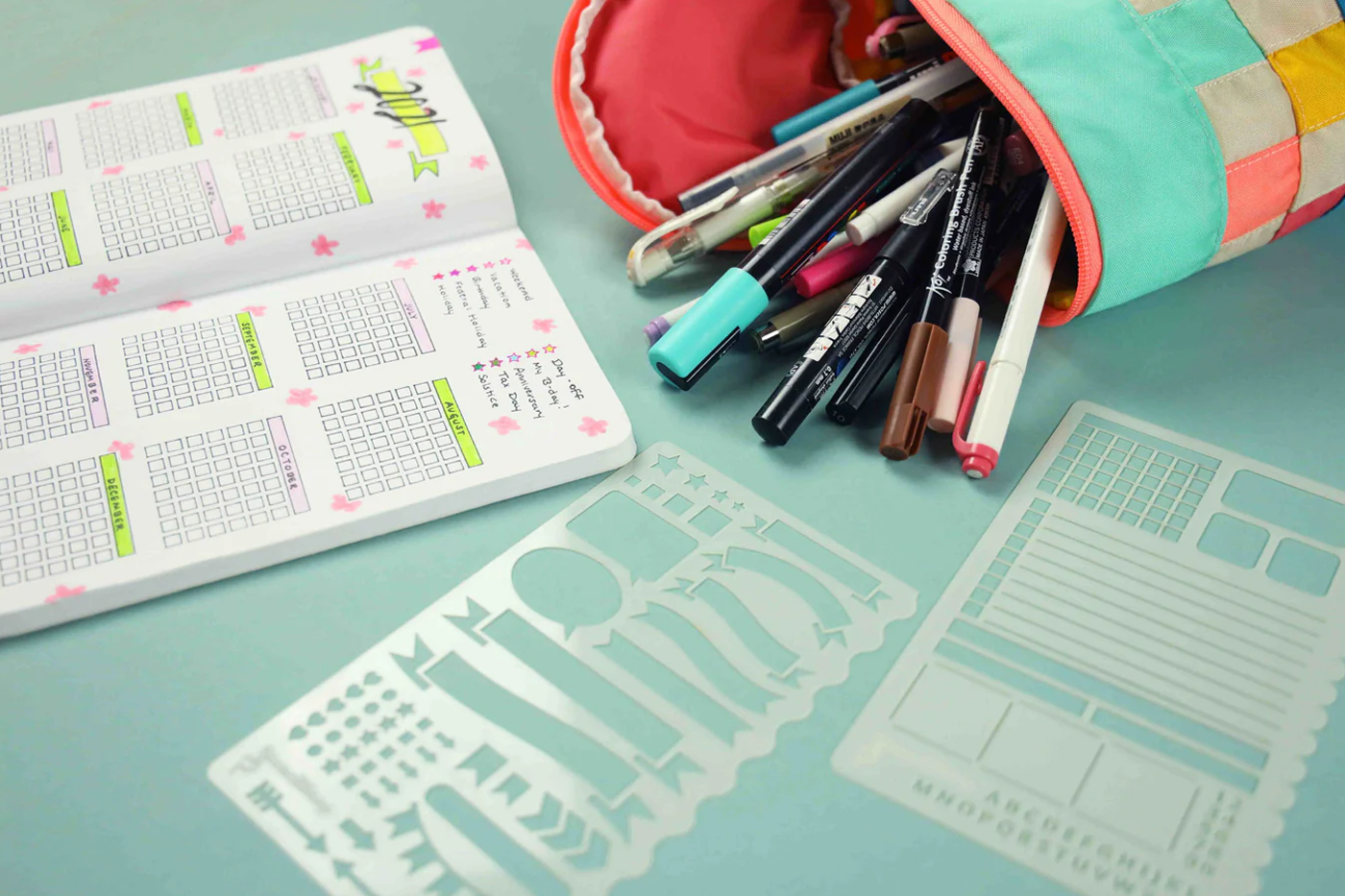 STENCIL STOP | How to Use Bullet Journal Stencils