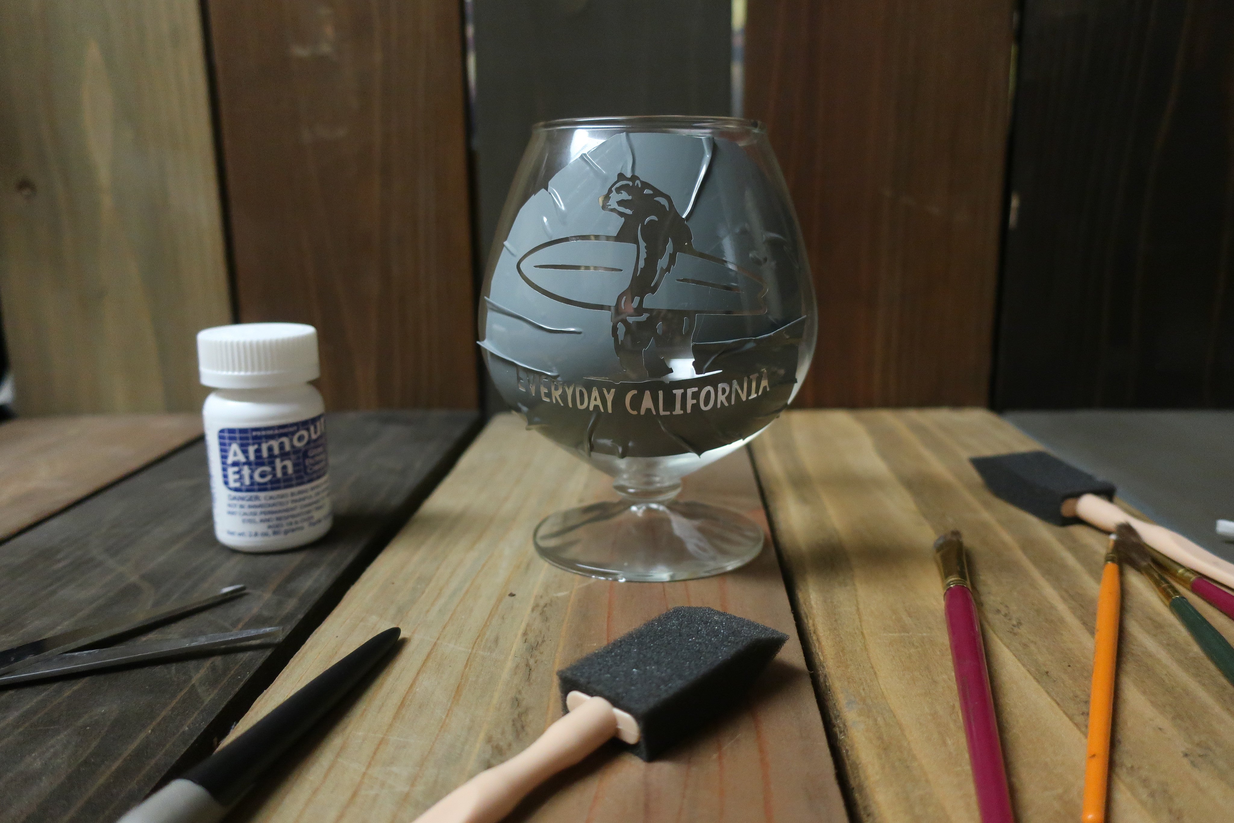 Create a DIY Etched Glass