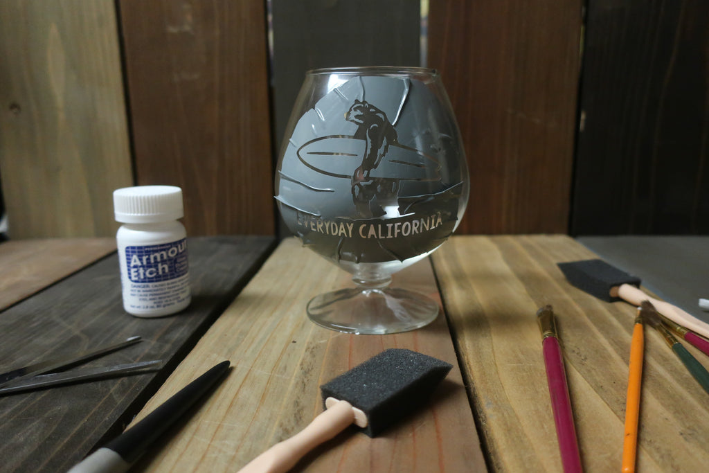 DIY Glass Etching/Stencil Tutorial! 
