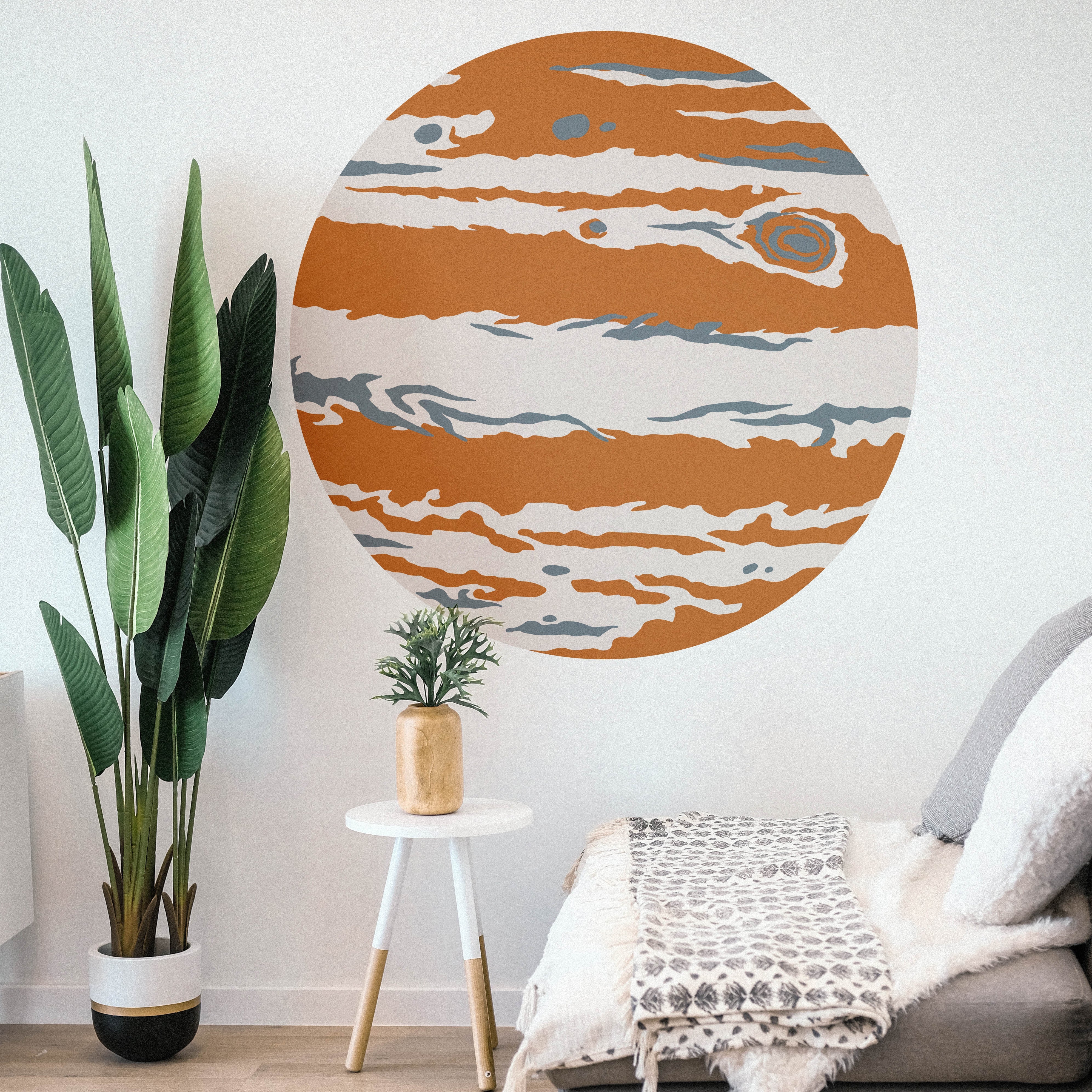 jupiter wall stencil design